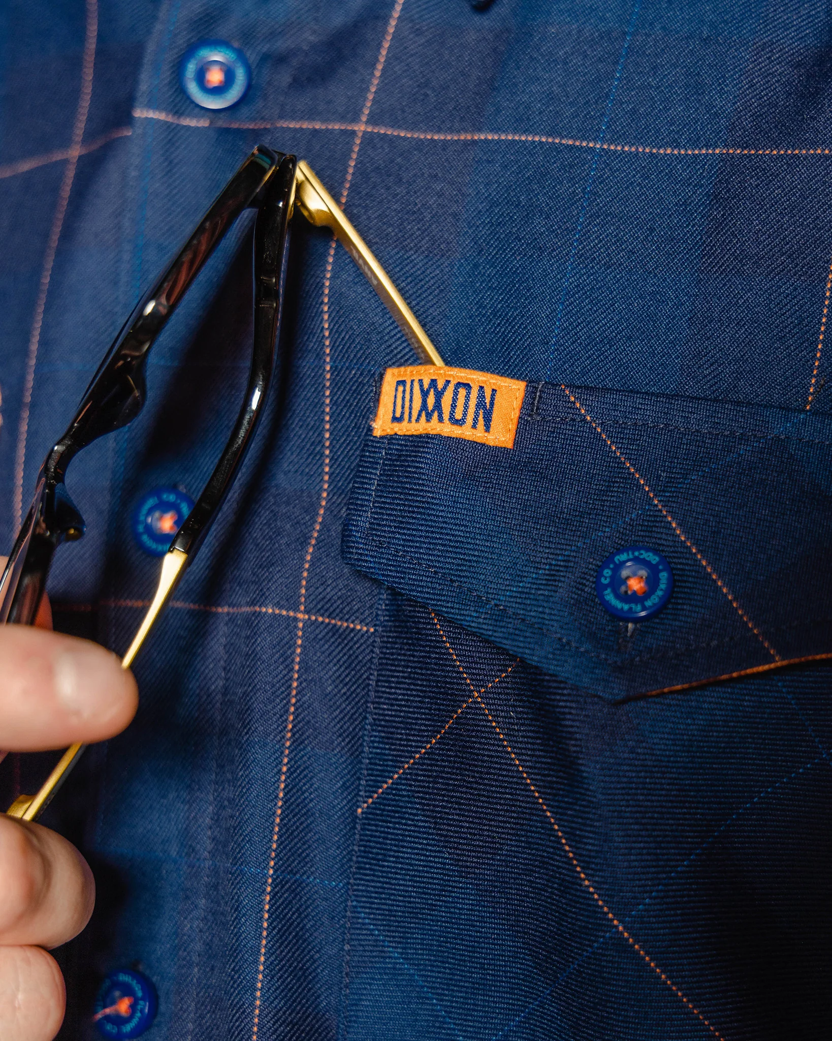DDC + TRU (Draplin) Flannel - Never-Ending Navy - Image 6