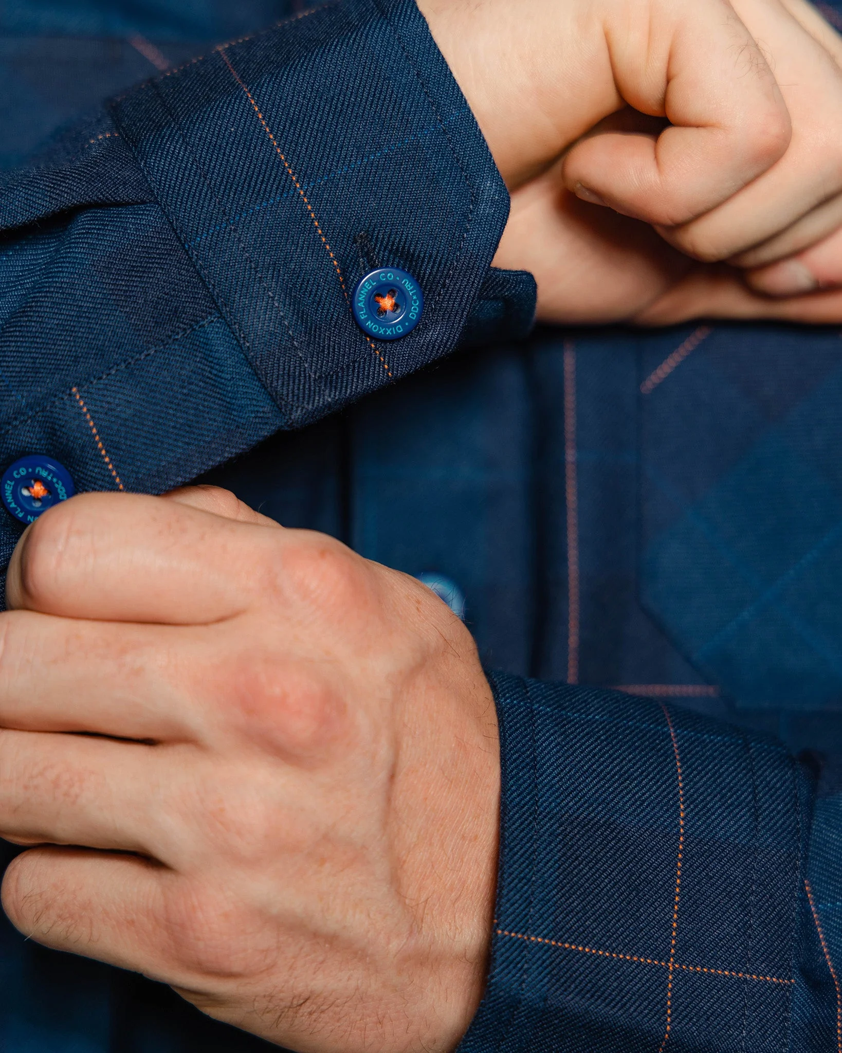 DDC + TRU (Draplin) Flannel - Never-Ending Navy - Image 7