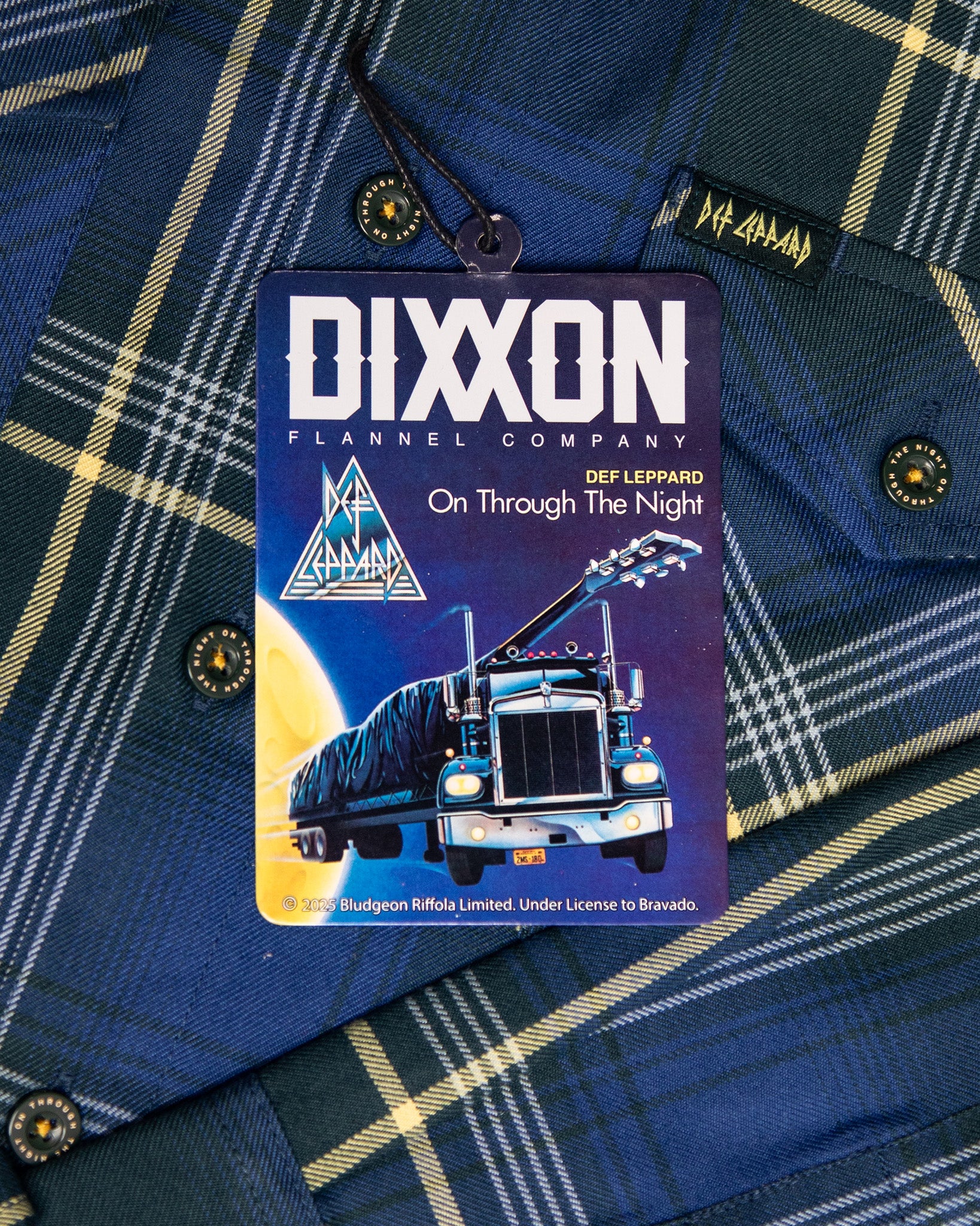 Def Leppard 'On Through the Night' Flannel - Image 8