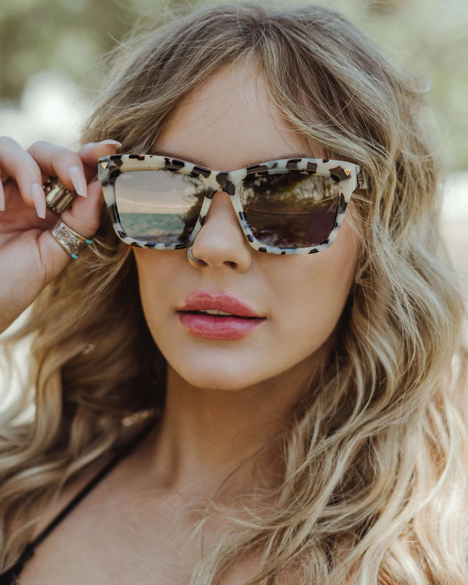 Deville Sunglasses - Ivory Tortoise & Bronze - Image 6