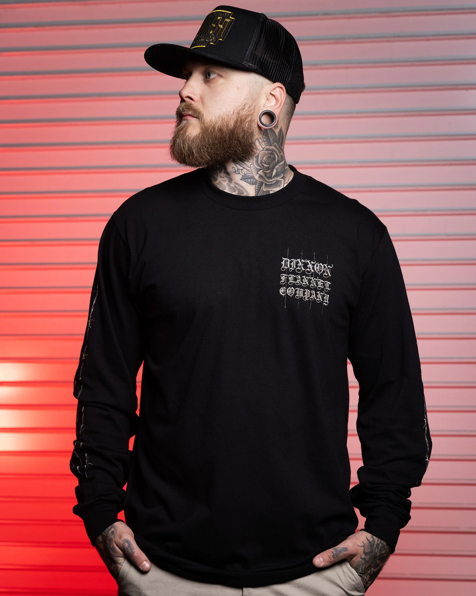 Devil's Rope Long Sleeve T-Shirt  - Black - Image 3