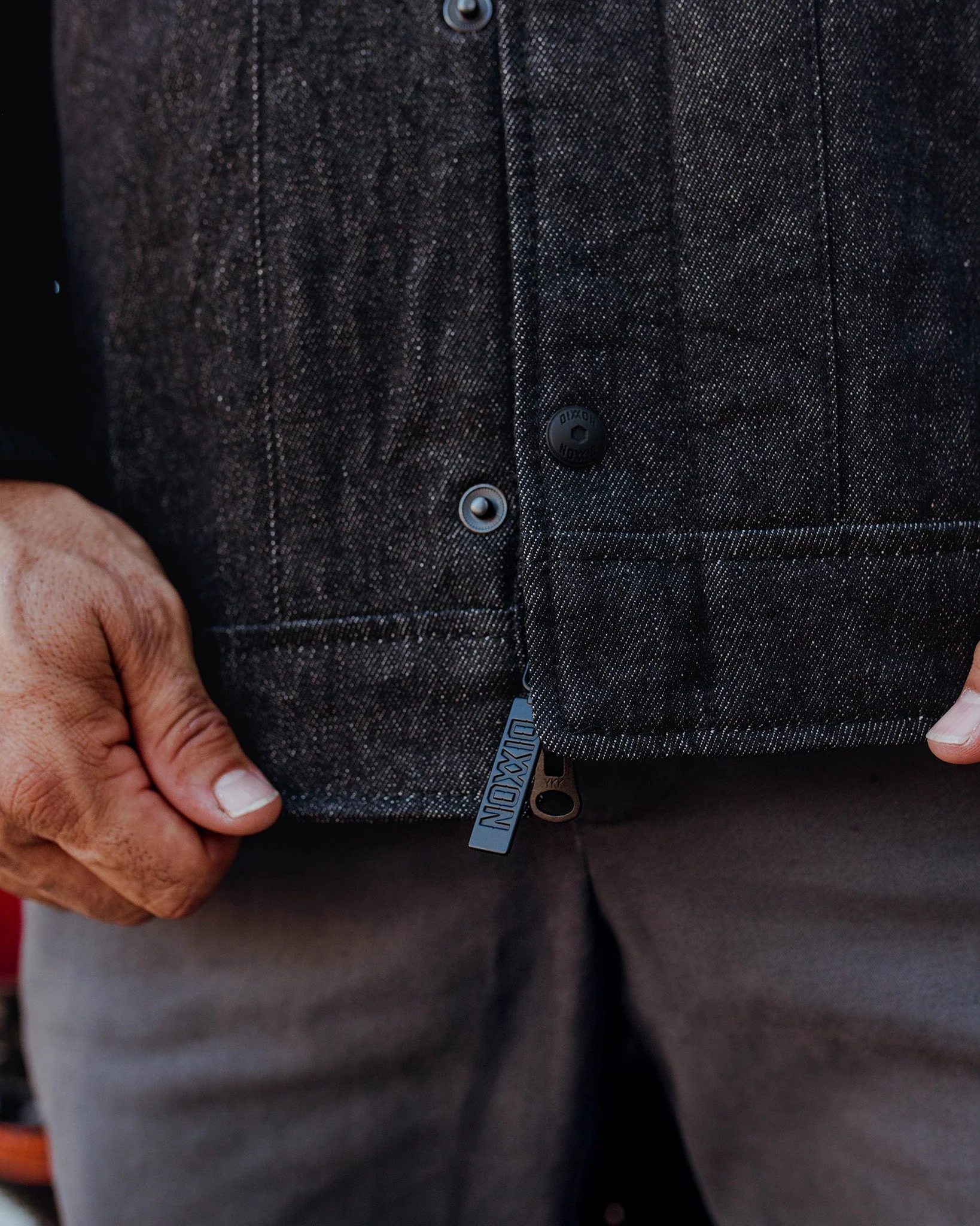 Dillinger Denim & Leather Jacket - Black - Image 10
