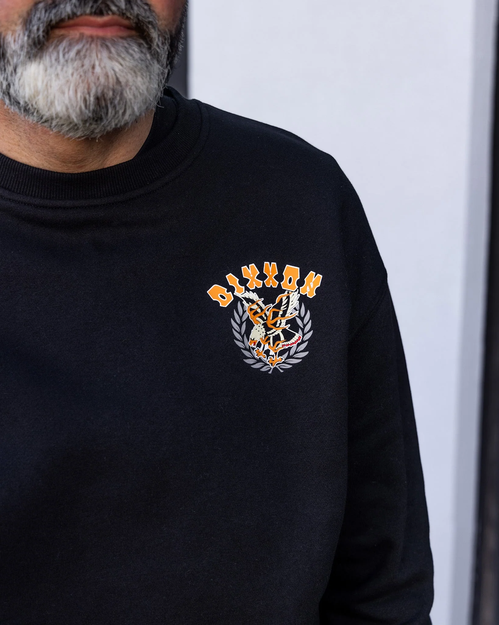 Dive Bomber Crewneck Sweatshirt - Black - Image 4