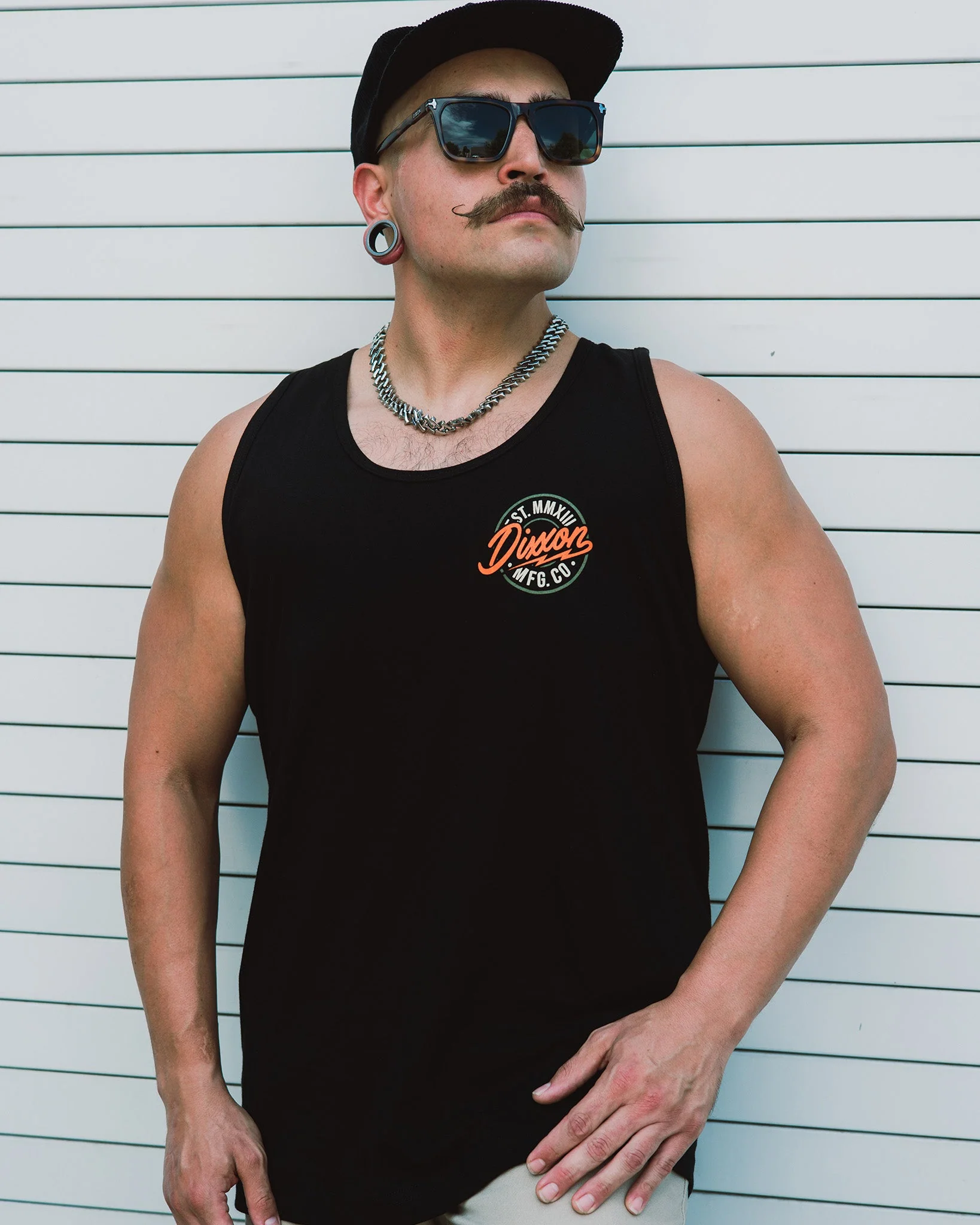 Orange/Gold Dixxon MFG Tank - Black - Image 4
