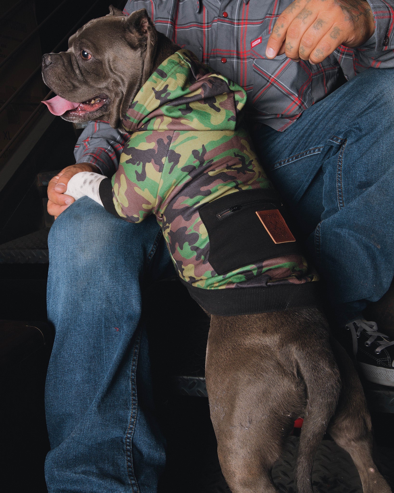 Dog Hoodie - Camo - Image 3