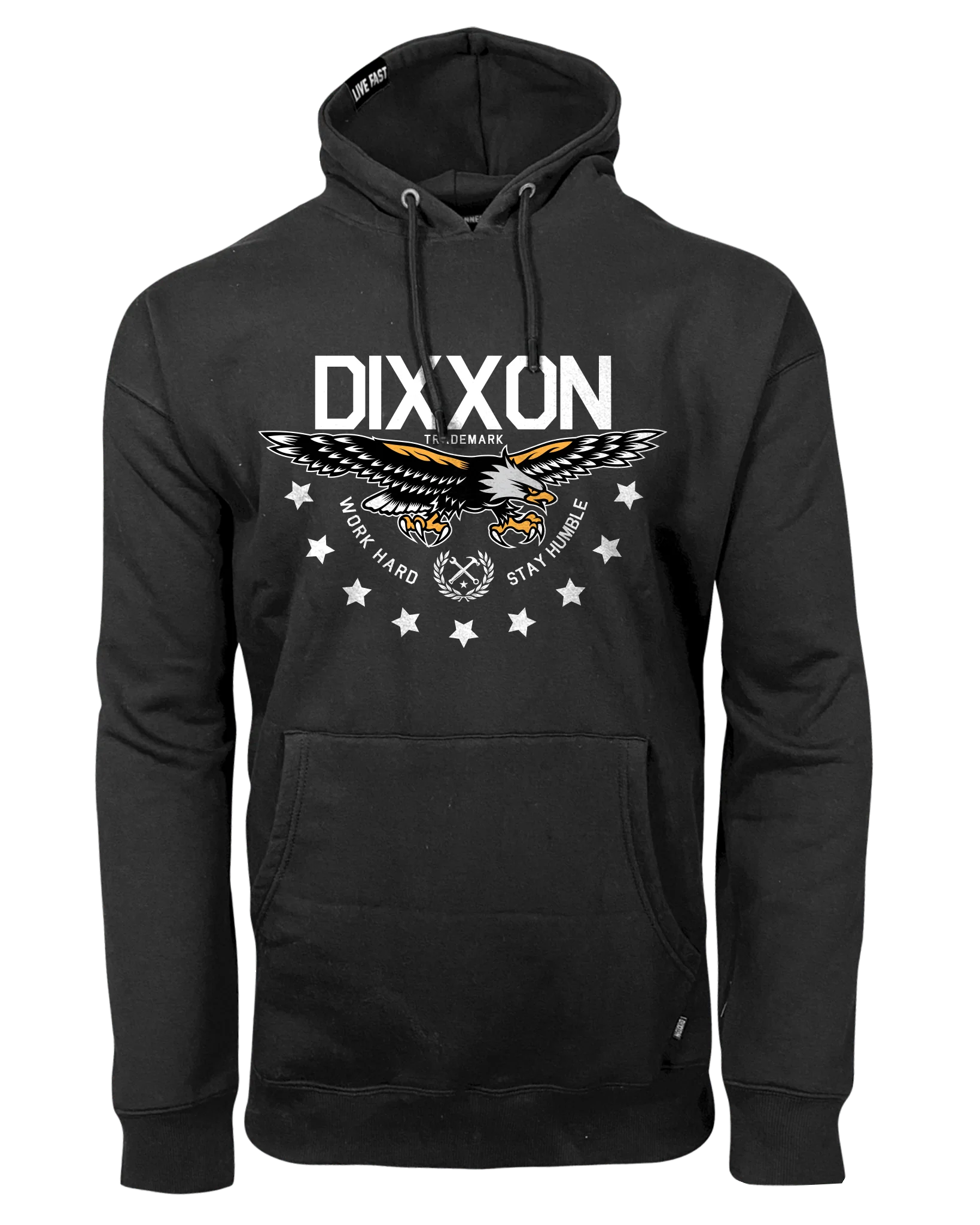 Eagle Pullover Hoodie - Black - Image 2
