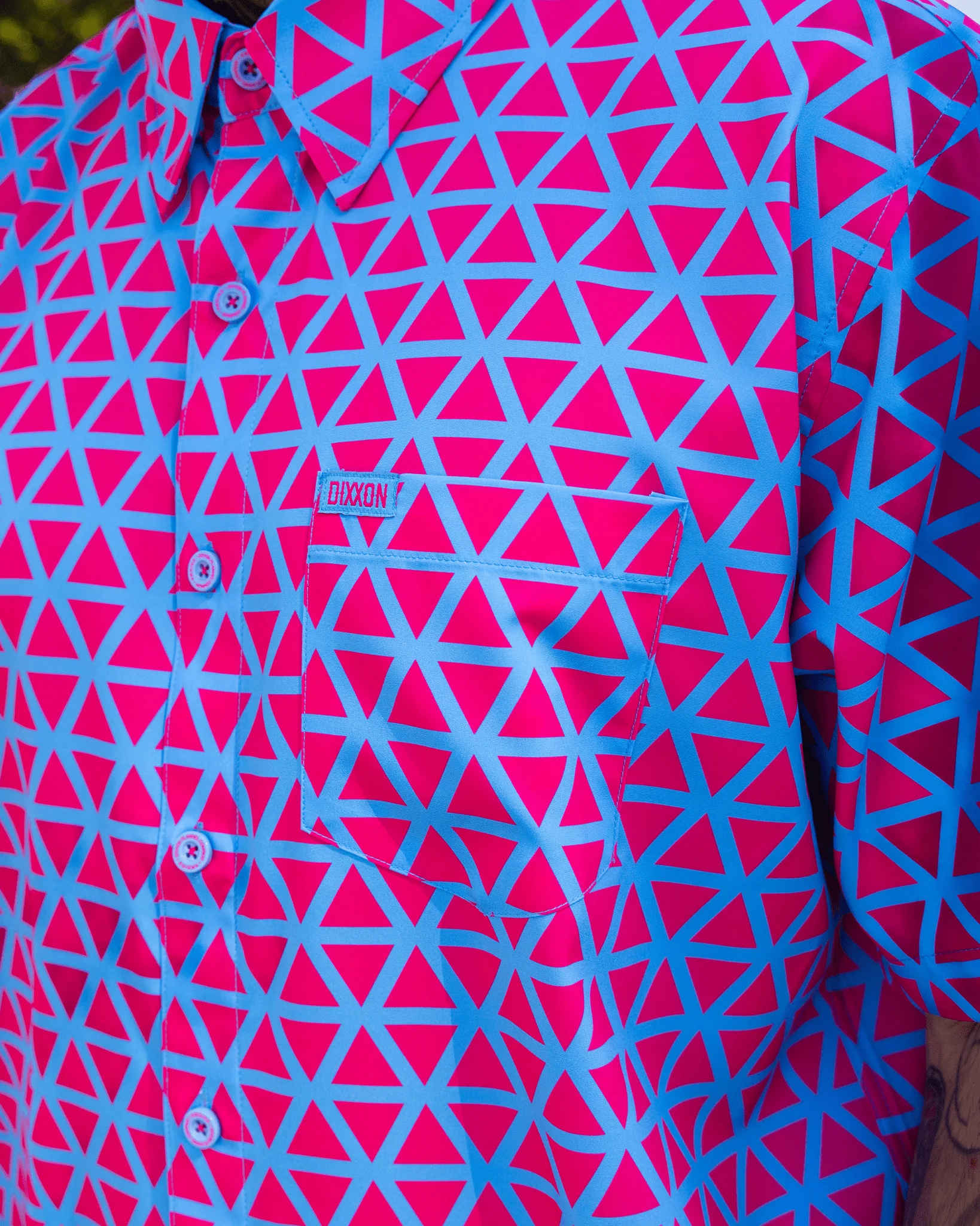Enigma Party Shirt - Pink & Blue - Image 6