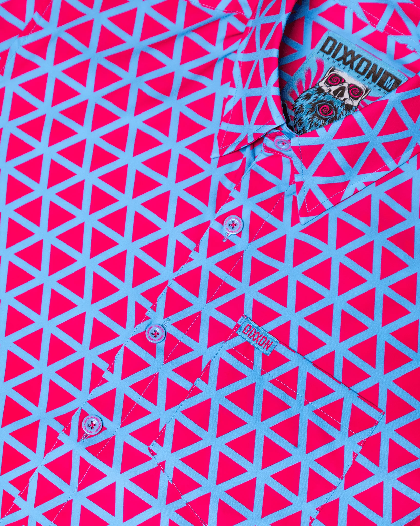 Enigma Party Shirt - Pink & Blue - Image 7