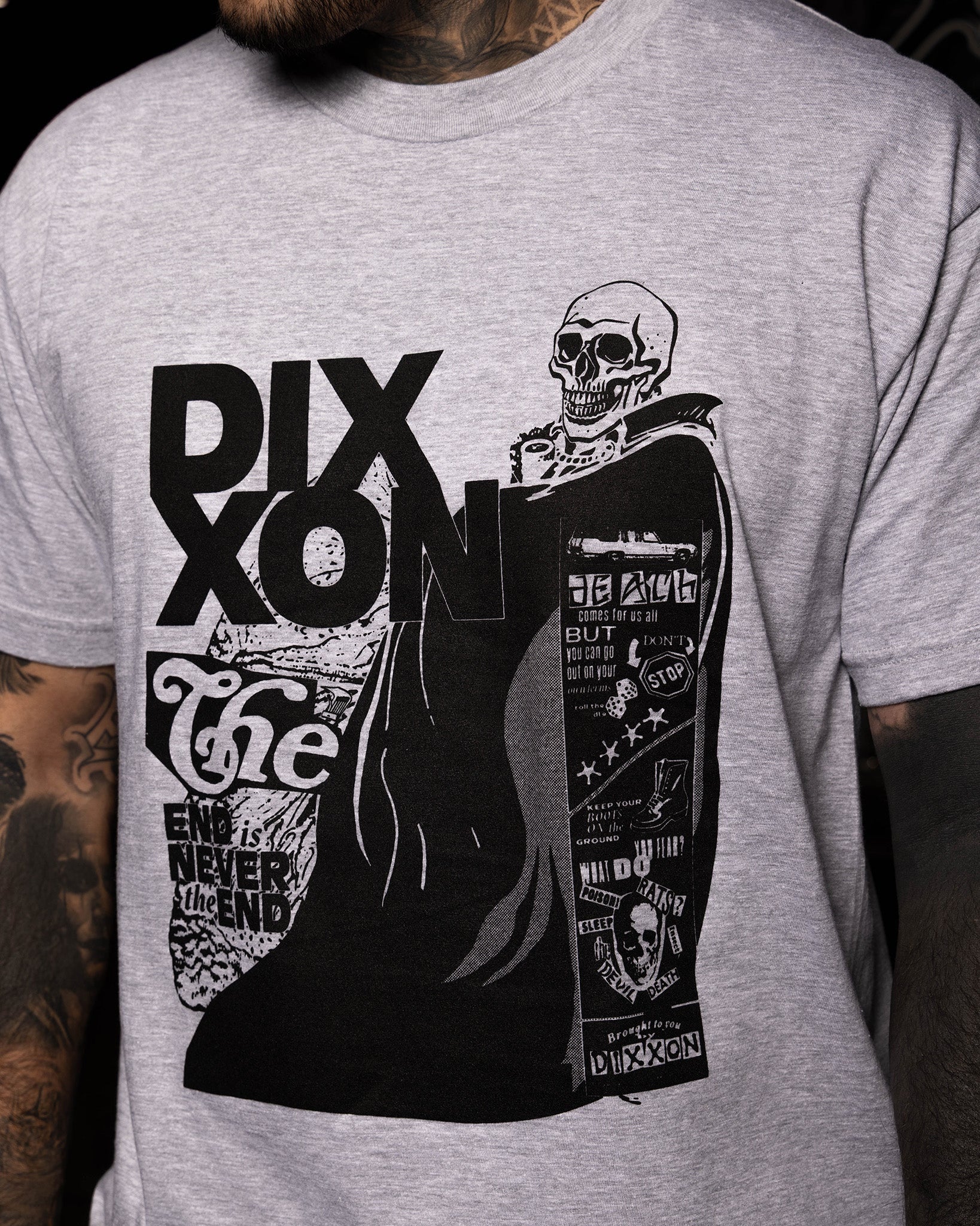 Fear T-Shirt - Heather Gray - Image 3