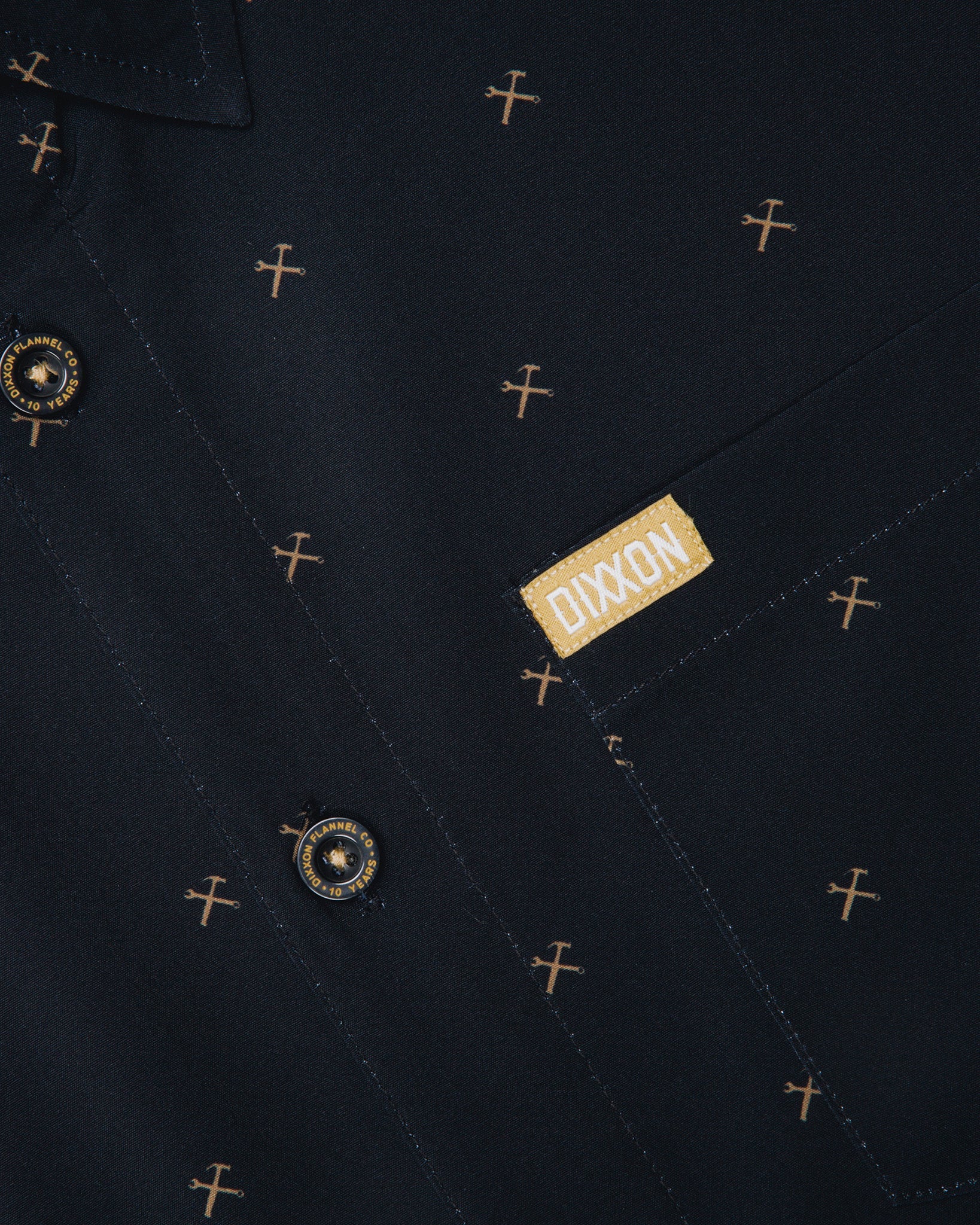Finney Party Shirt - Black & Gold - Image 10