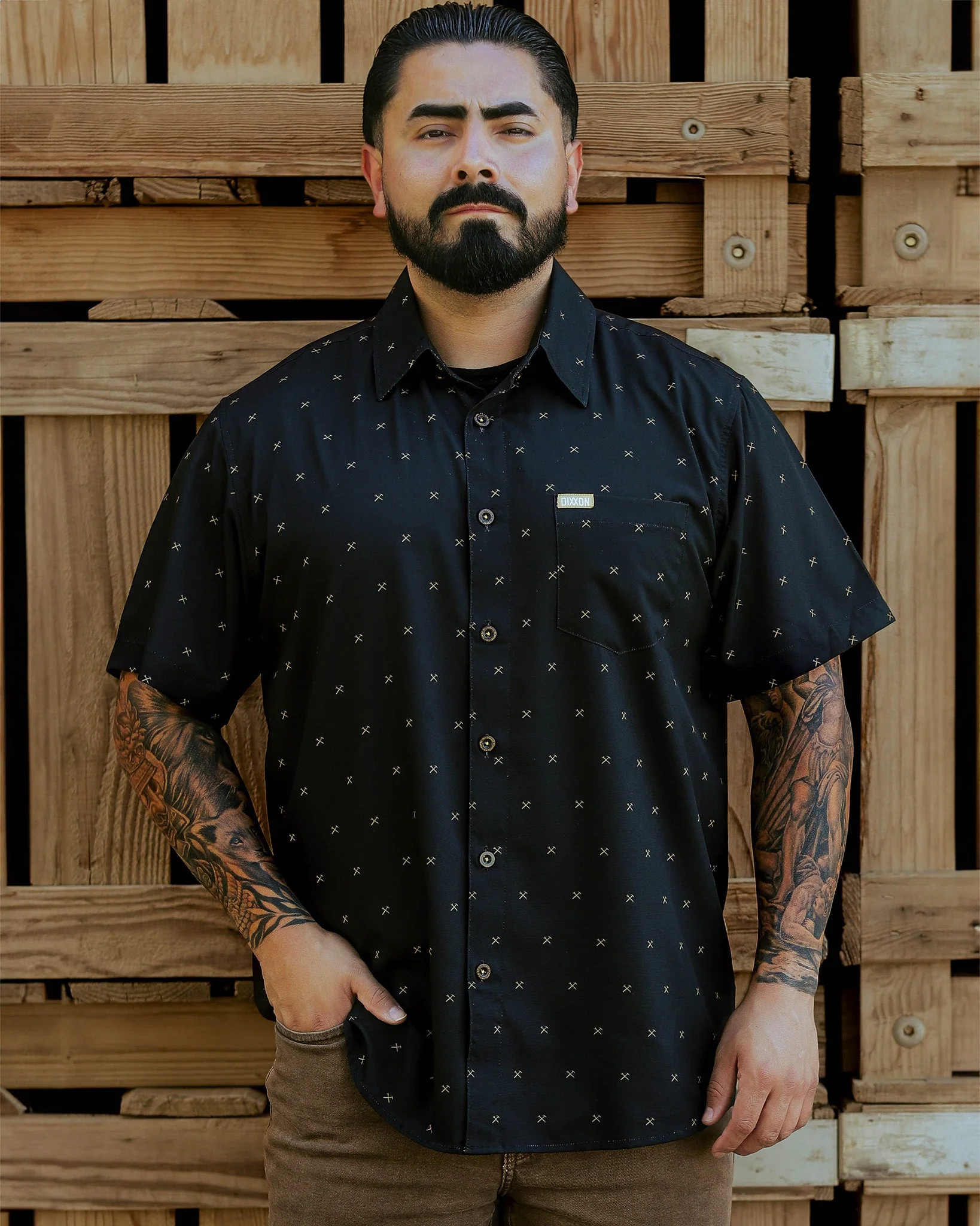 Finney Party Shirt - Black & Gold - Image 4