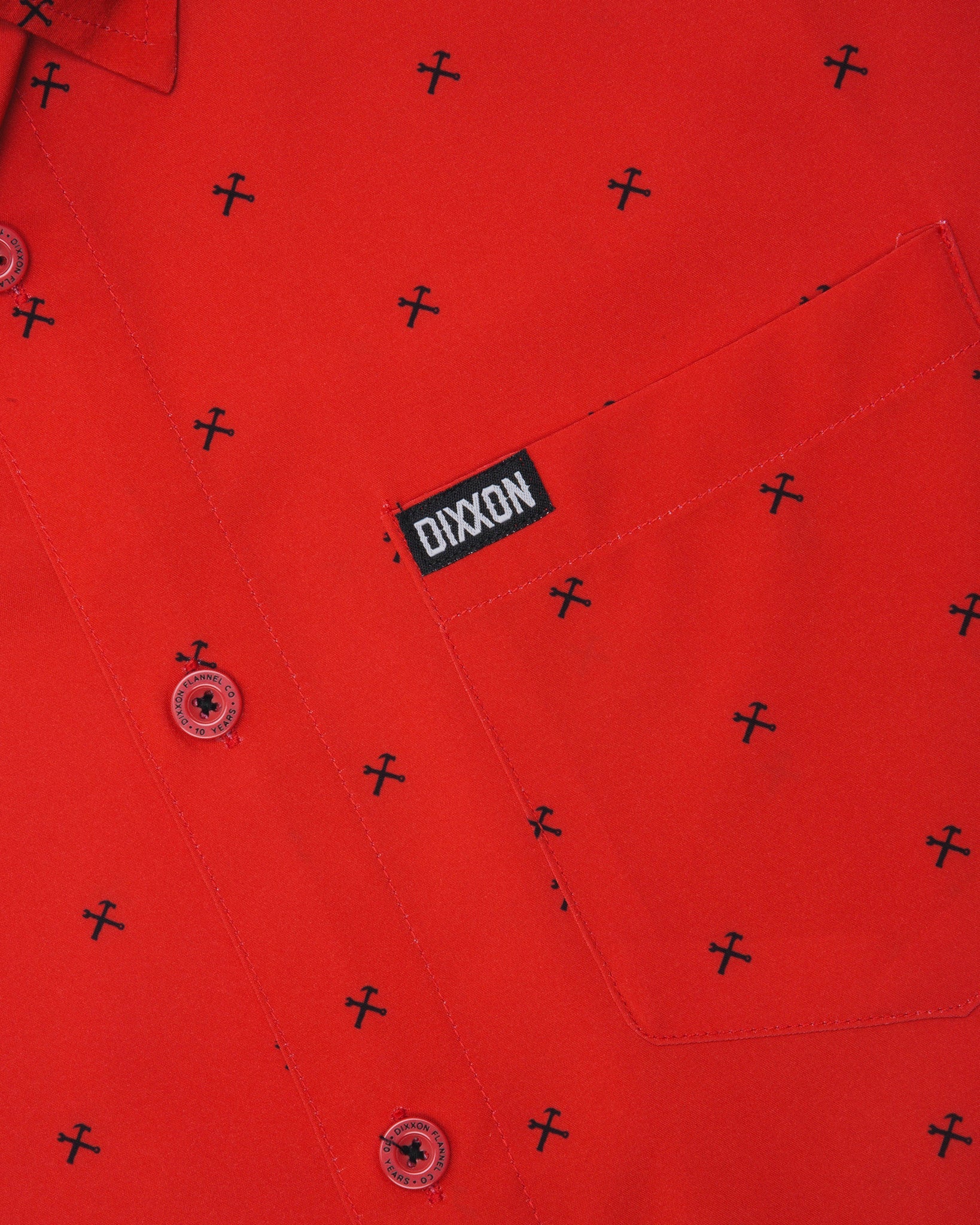 Finney Party Shirt - Red & Black - Image 6