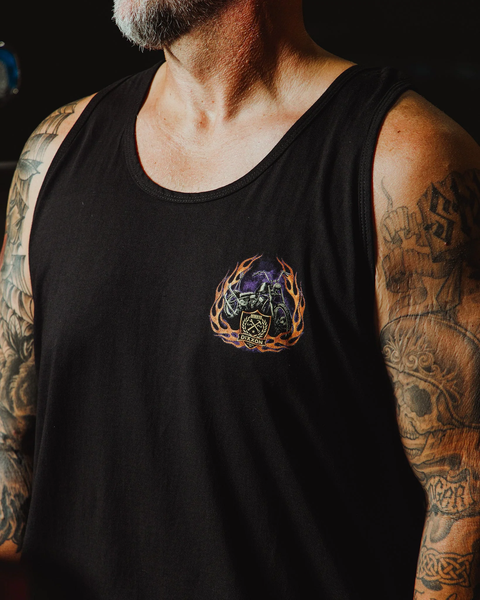 Fire Crest Tank - Black - Image 2
