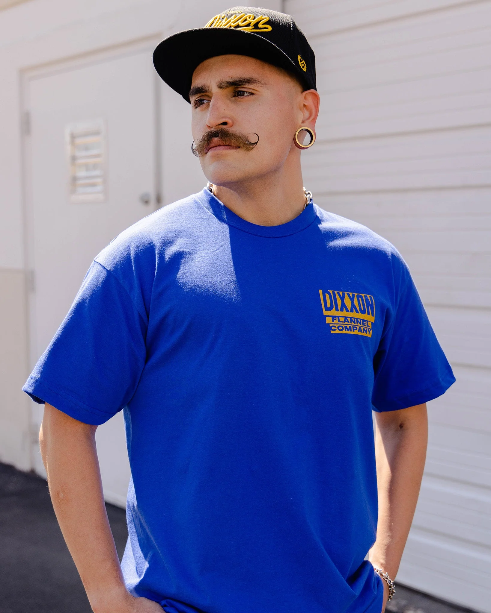 Gold Premium Quality T-Shirt - Royal Blue - Image 2