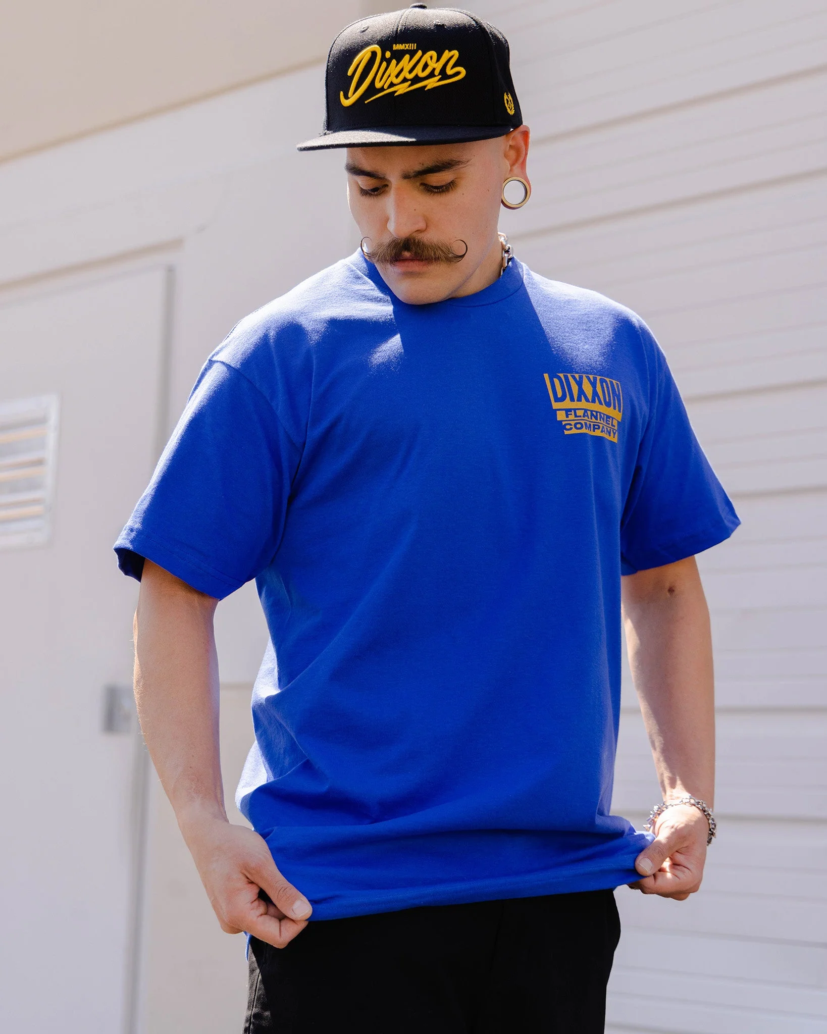 Gold Premium Quality T-Shirt - Royal Blue - Image 3