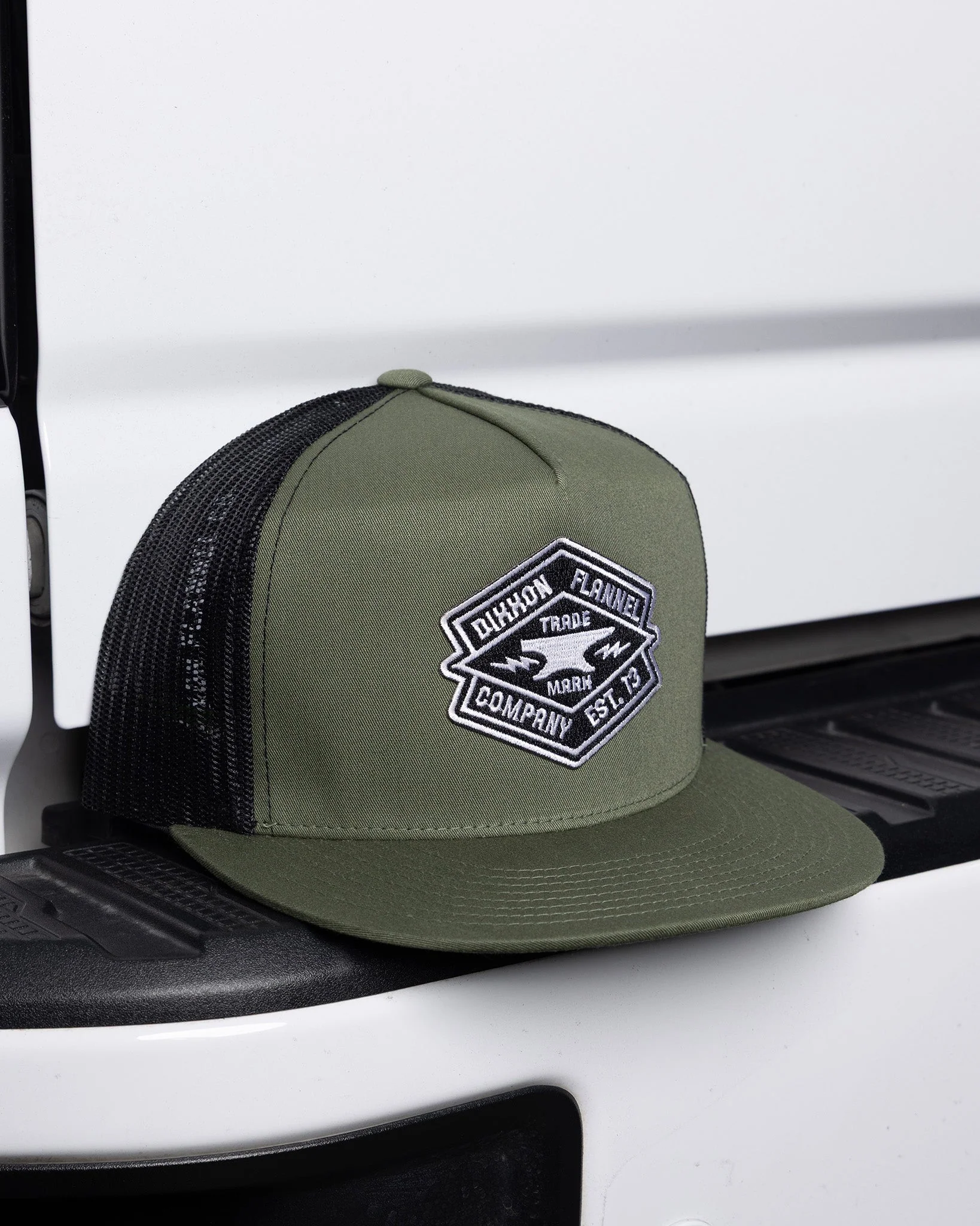 Forged Flat Bill Trucker Snapback - Image 2