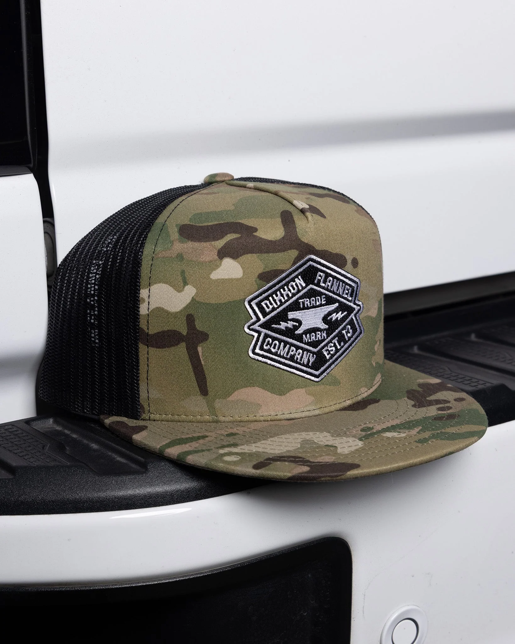 Forged Flat Bill Trucker Snapback - Image 3