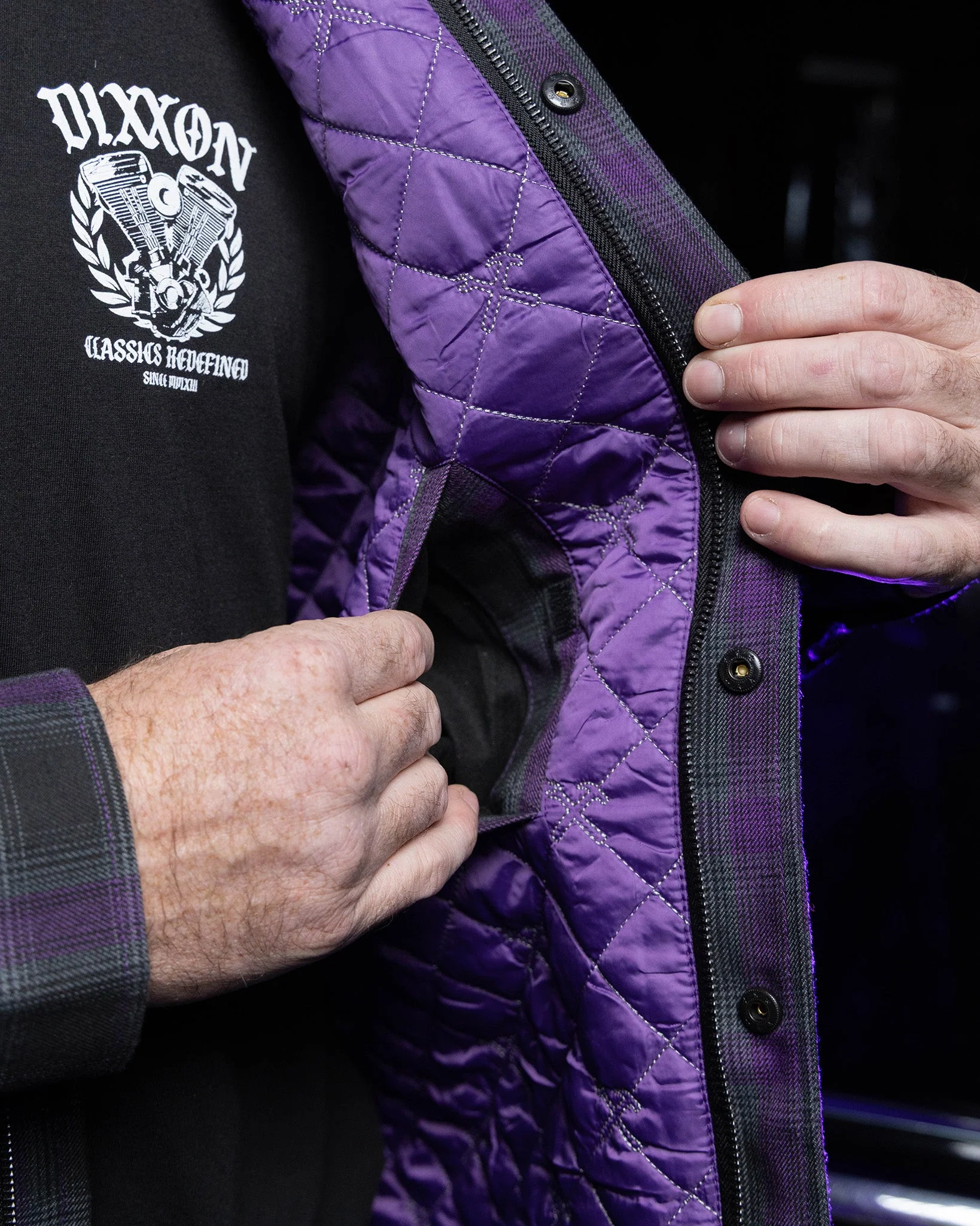 Forum Quilted Flannel Jacket - Image 5