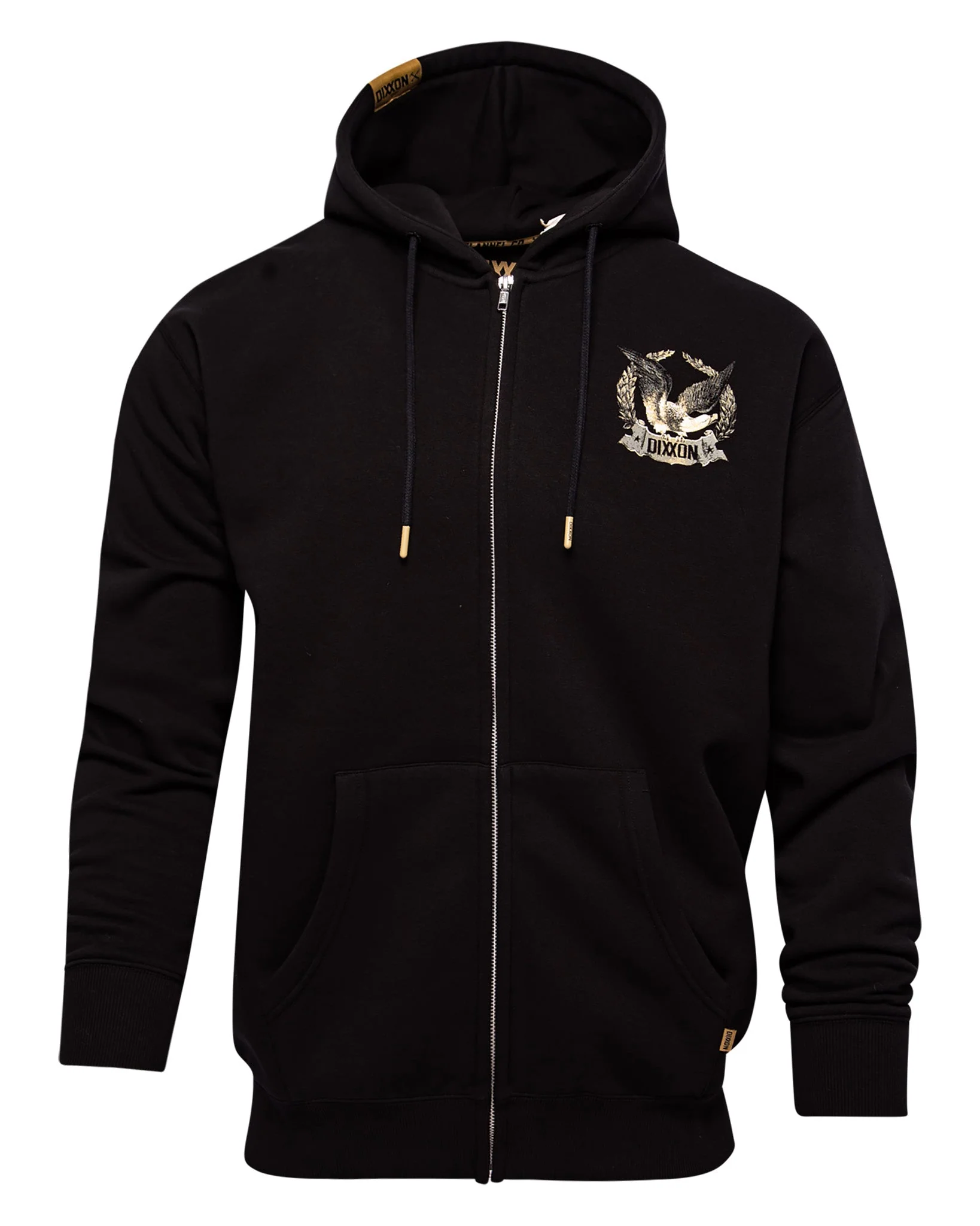 Freedom Zip Up Hoodie - Black - Image 3