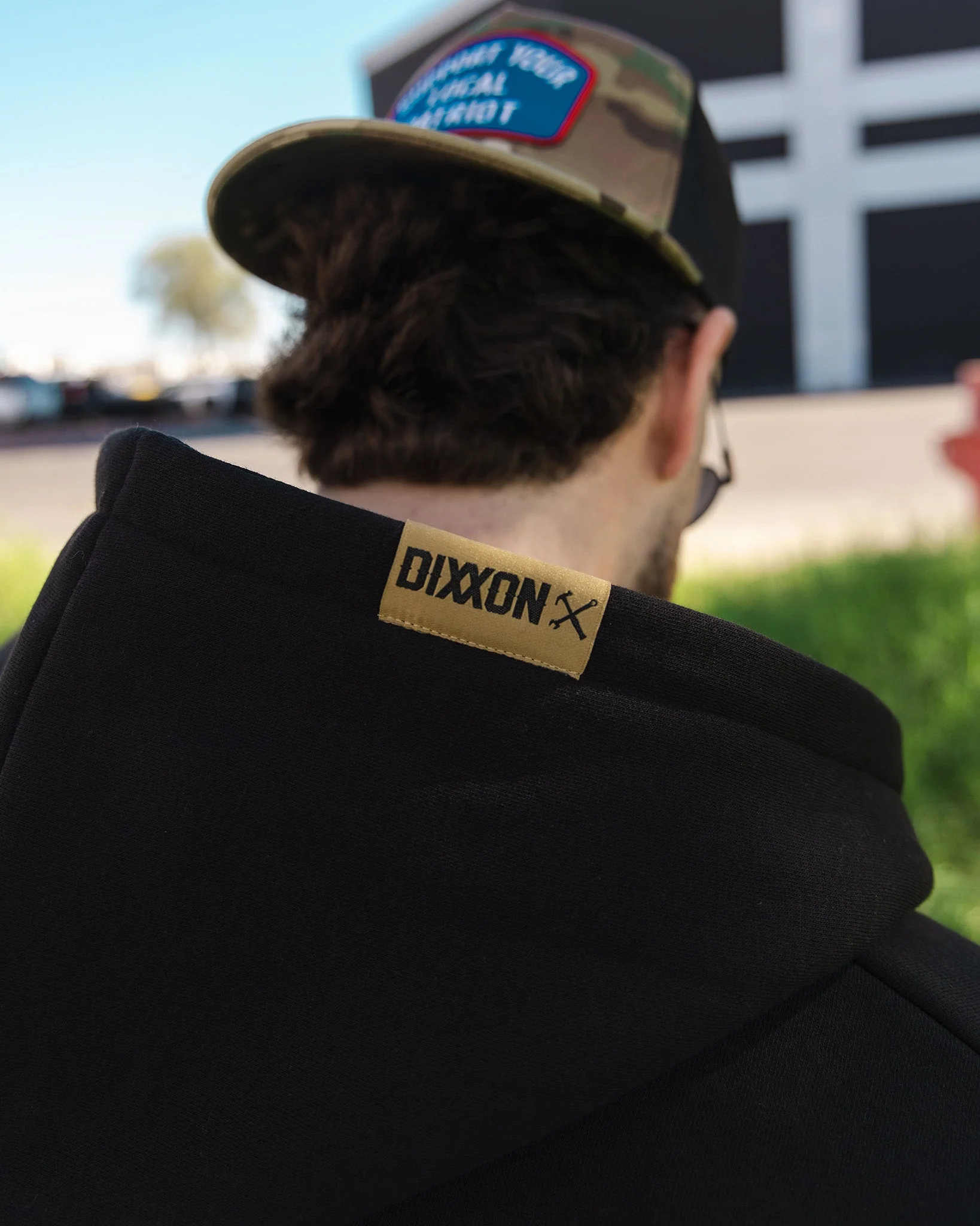 Freedom Zip Up Hoodie - Black - Image 5