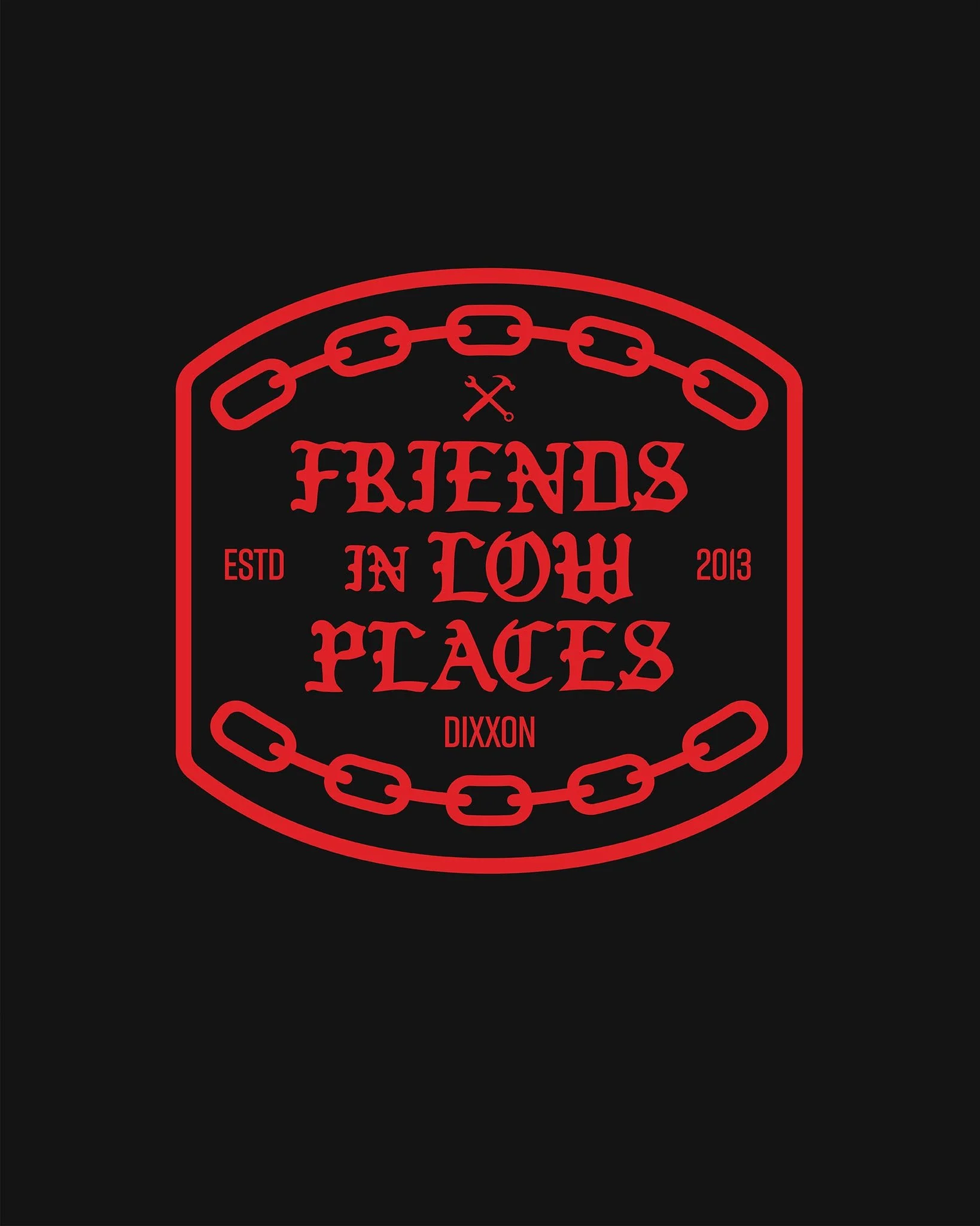 Friends in Low Places 6" Die Cut Sticker - Image 4