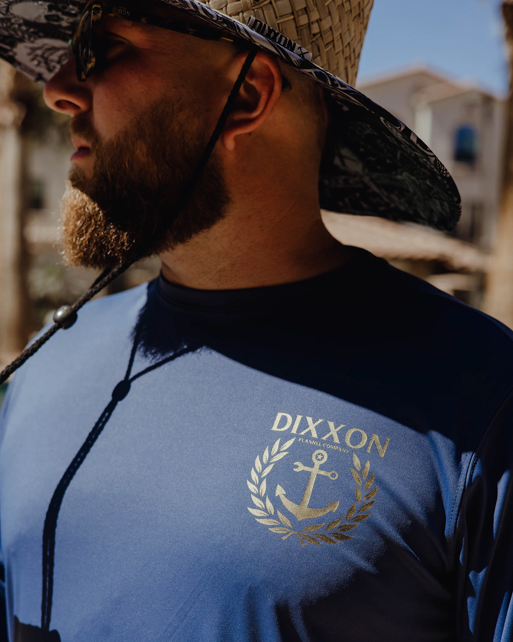 Gold Tide UV Long Sleeve - Navy - Image 2