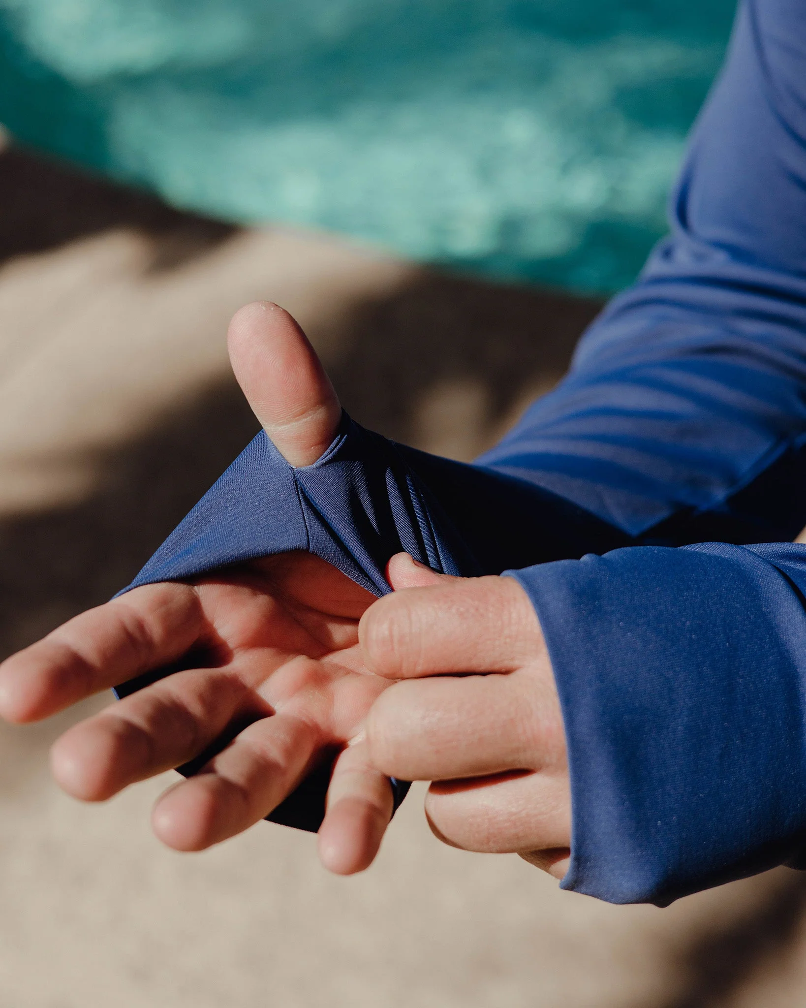 Gold Tide UV Long Sleeve - Navy - Image 3