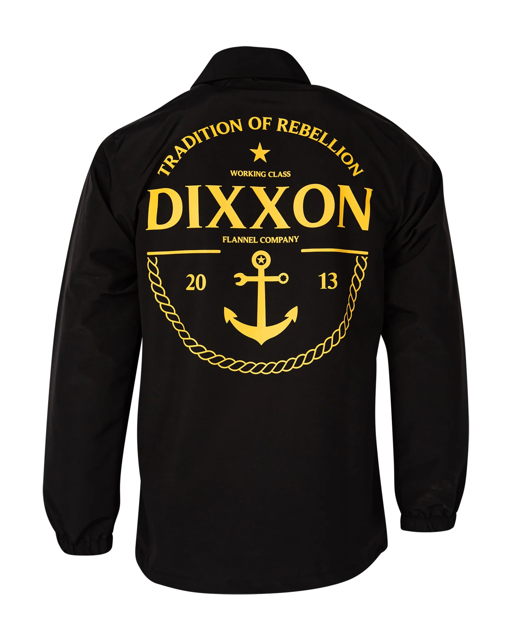 Gold Tradition of Rebellion Coaches Jacket - Black - Image 2