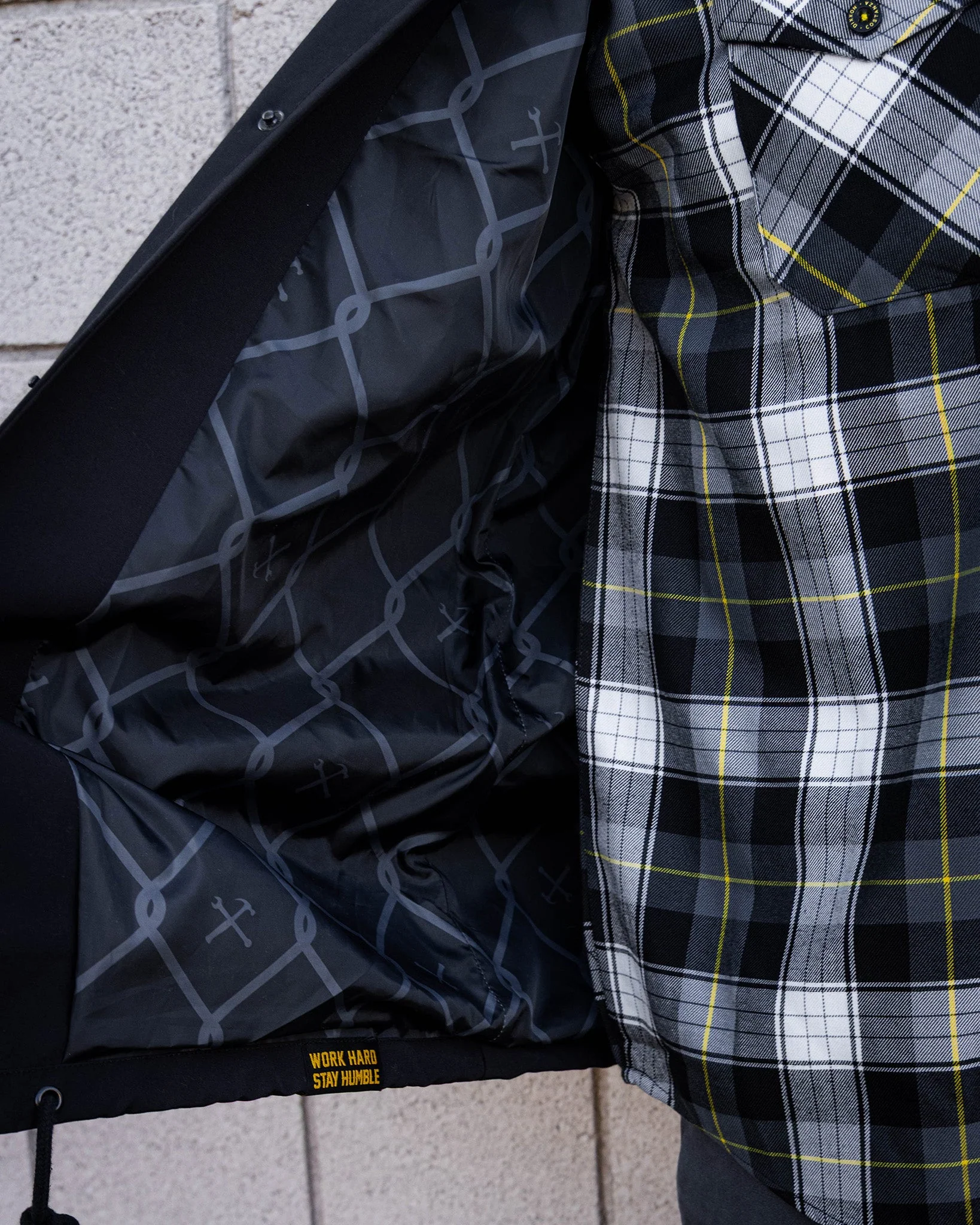 Gold Tradition of Rebellion Coaches Jacket - Black - Image 8