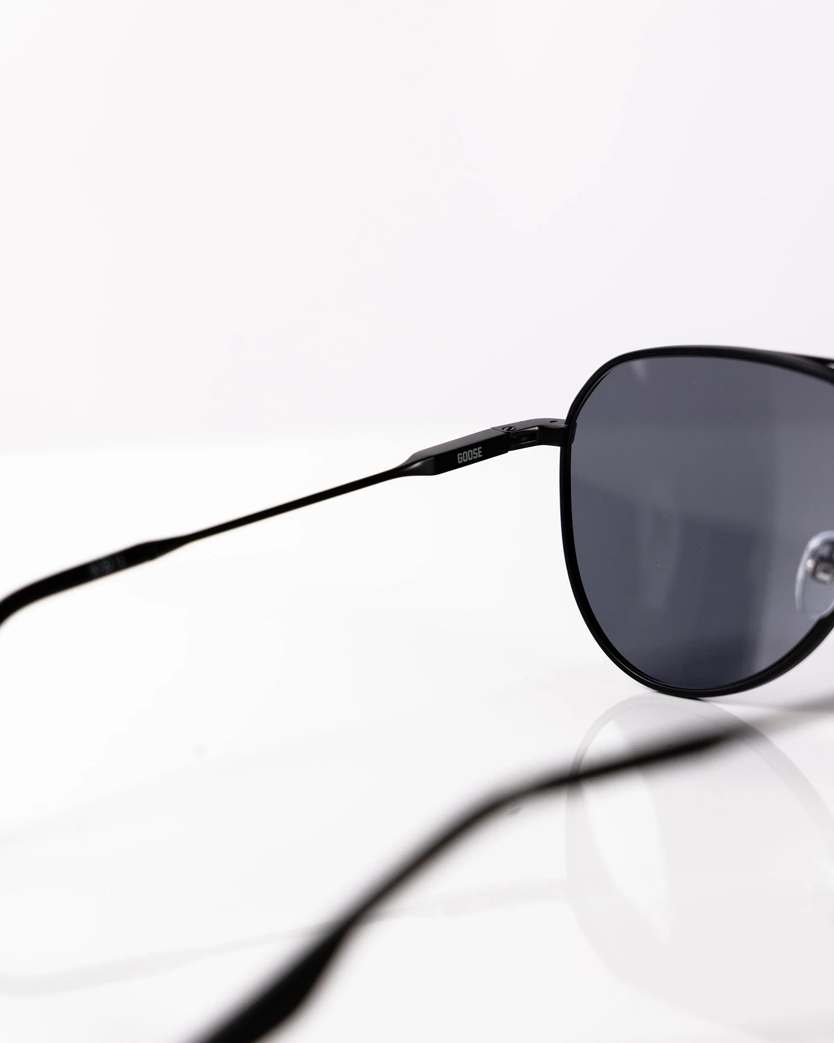 Goose Sunglasses - Brushed Black & Gray - Image 8
