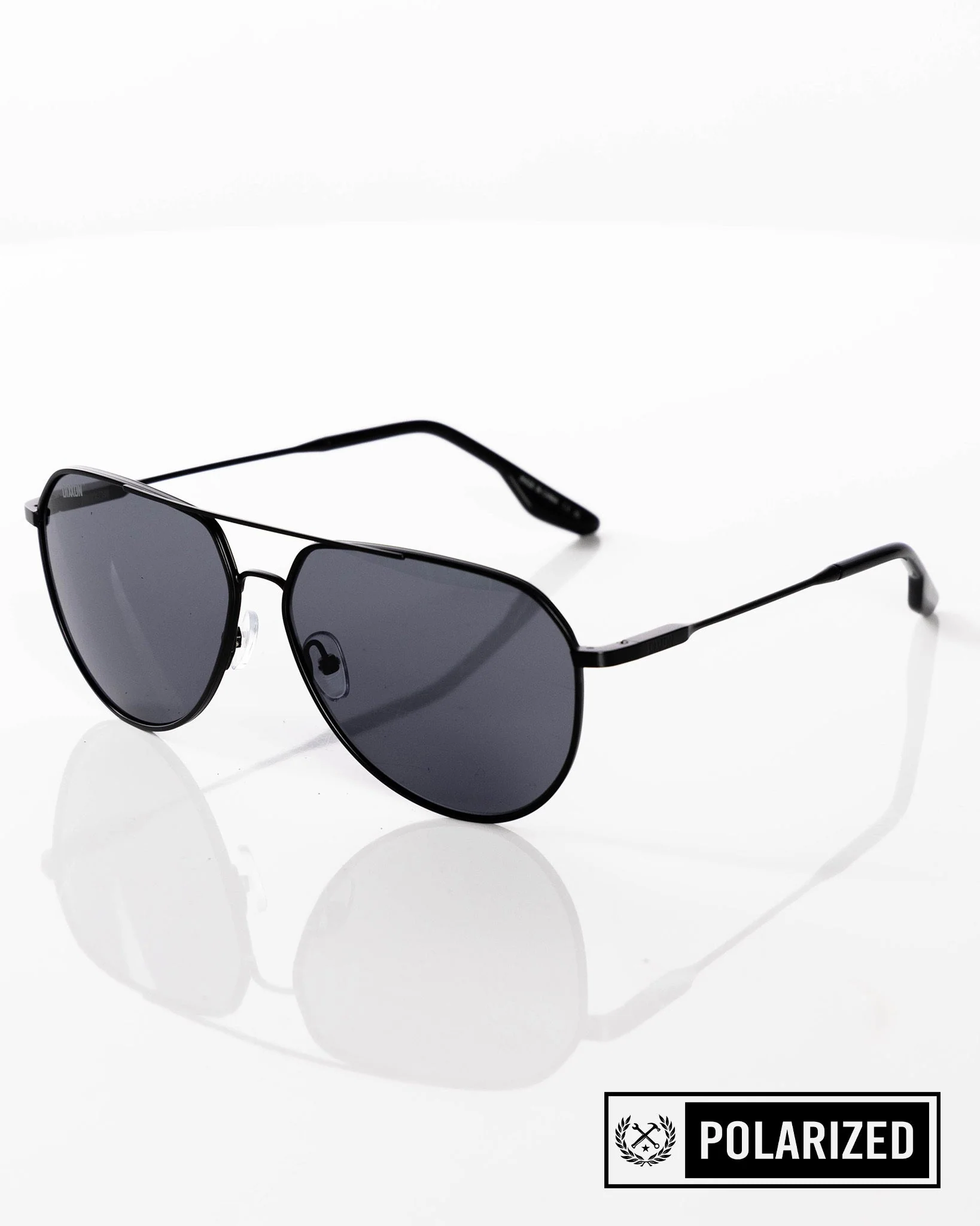 Goose Sunglasses - Brushed Black & Gray Polarized - Image 3
