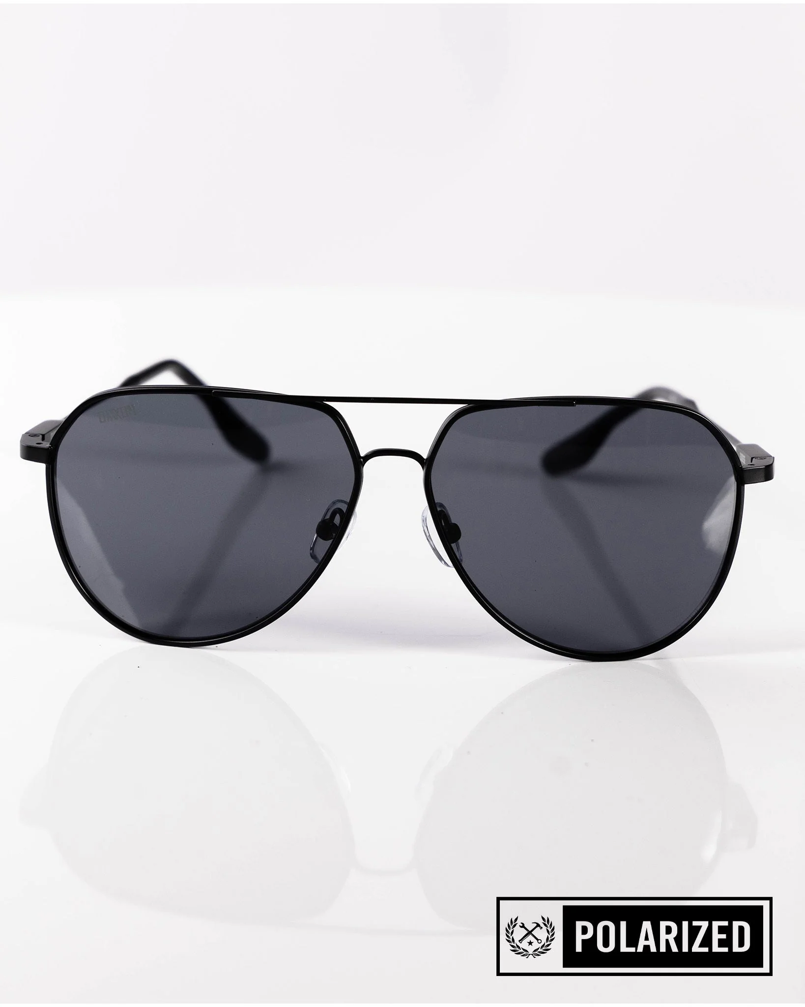 Goose Sunglasses - Brushed Black & Gray Polarized - Image 6