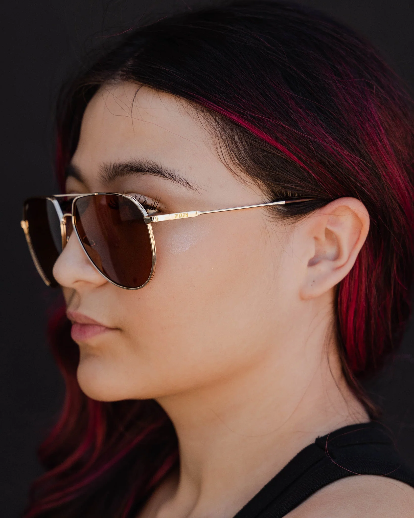 Goose Sunglasses - Gloss Gold & Bronze - Image 2
