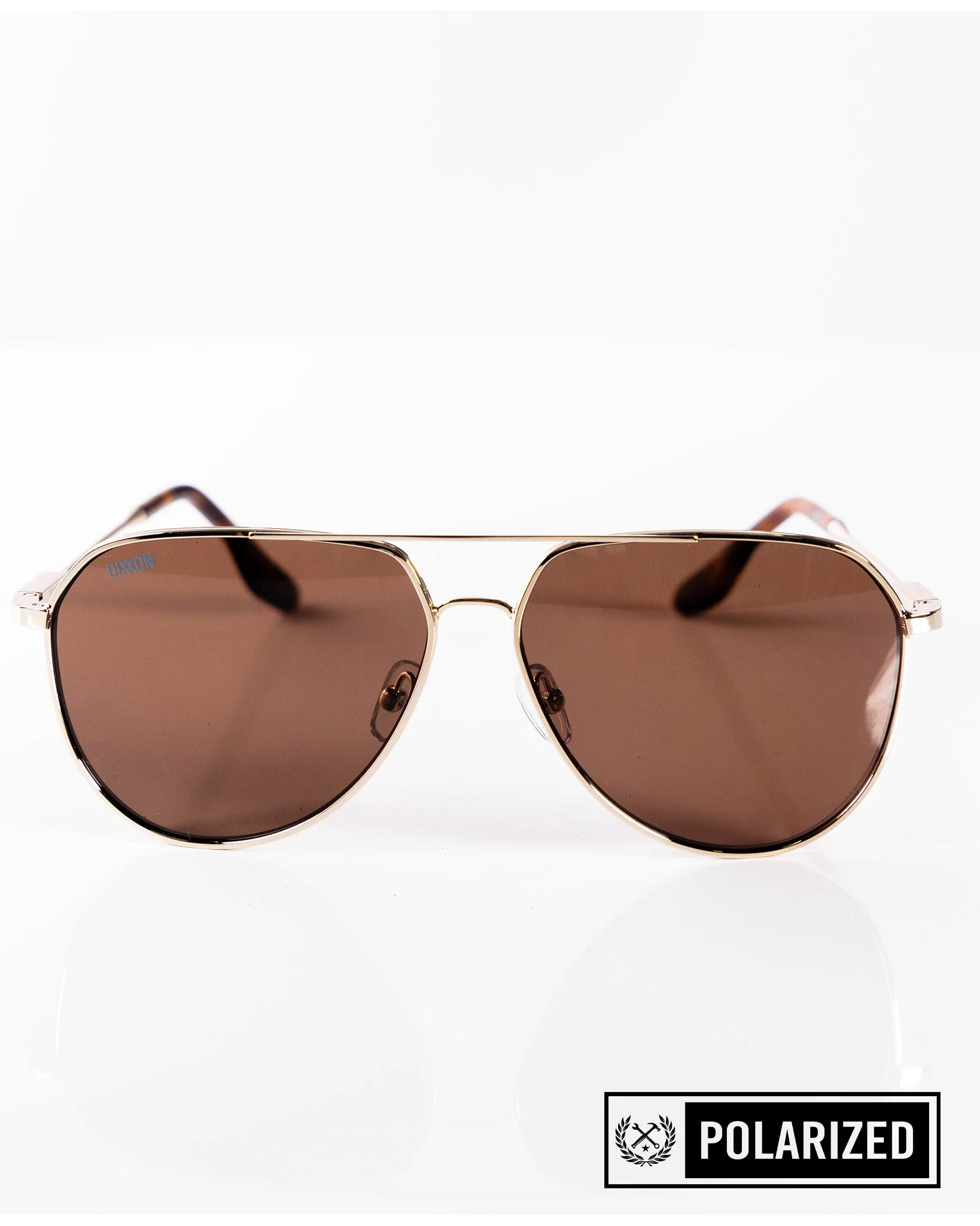 Goose Sunglasses - Gloss Gold & Bronze Polarized - Image 3
