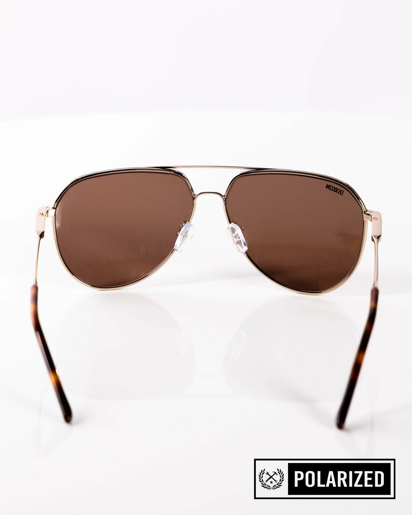 Goose Sunglasses - Gloss Gold & Bronze Polarized - Image 4