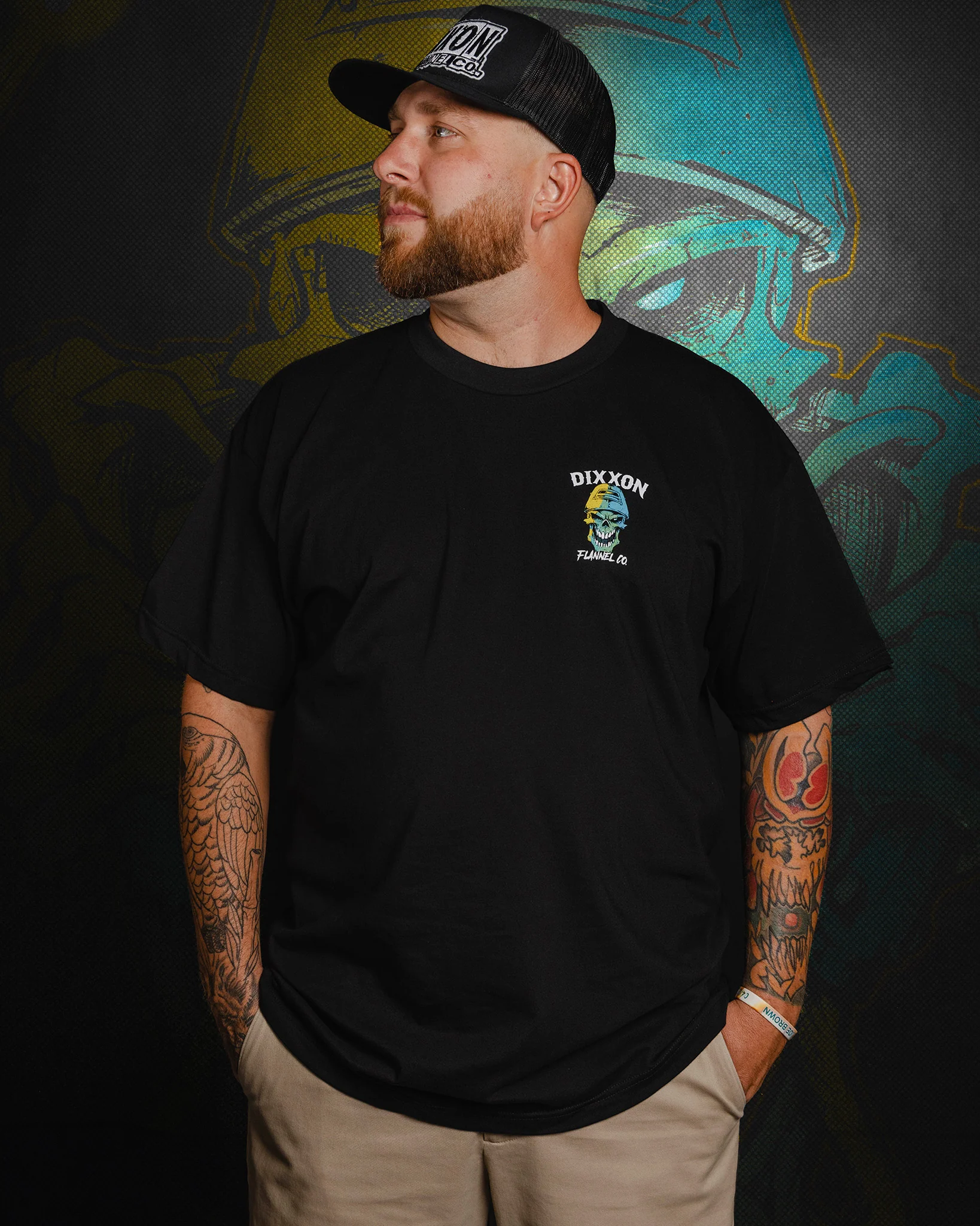 Green Torch T-Shirt - Black - Image 2