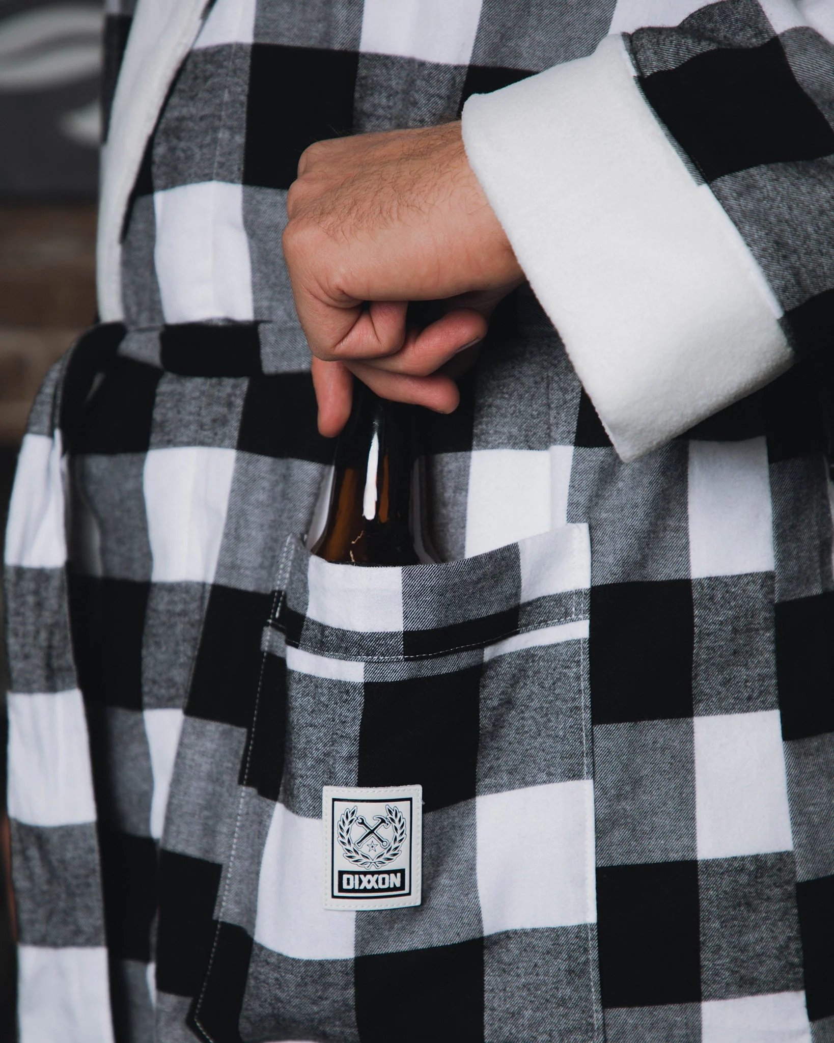 Gringo Fleece-Lined Robe - Image 3