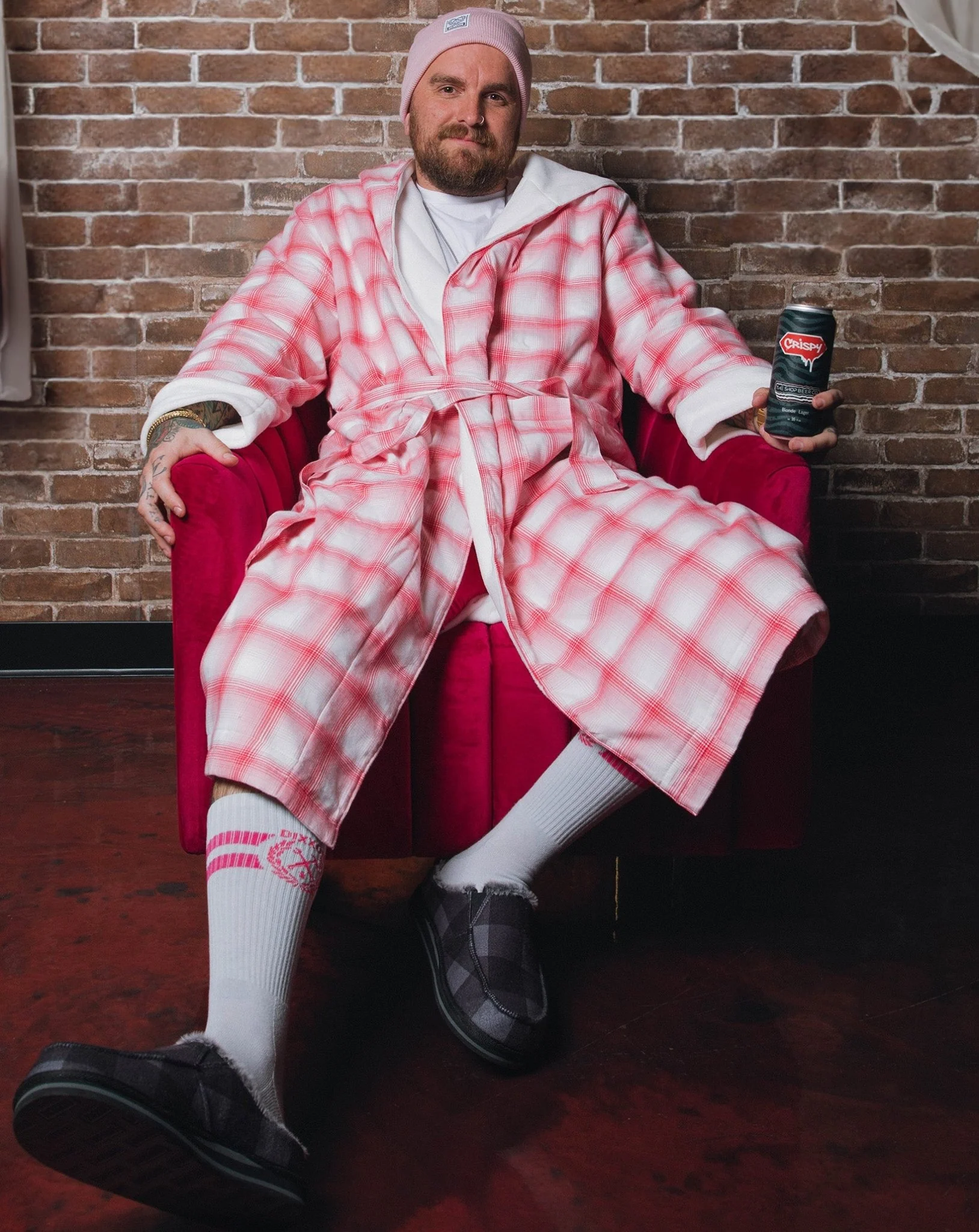 Heartbreaker Hooded Fleece-Lined Robe - Image 2