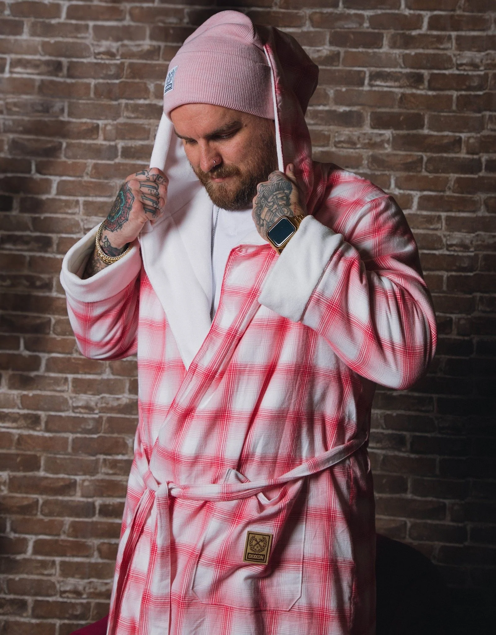 Heartbreaker Hooded Fleece-Lined Robe - Image 3