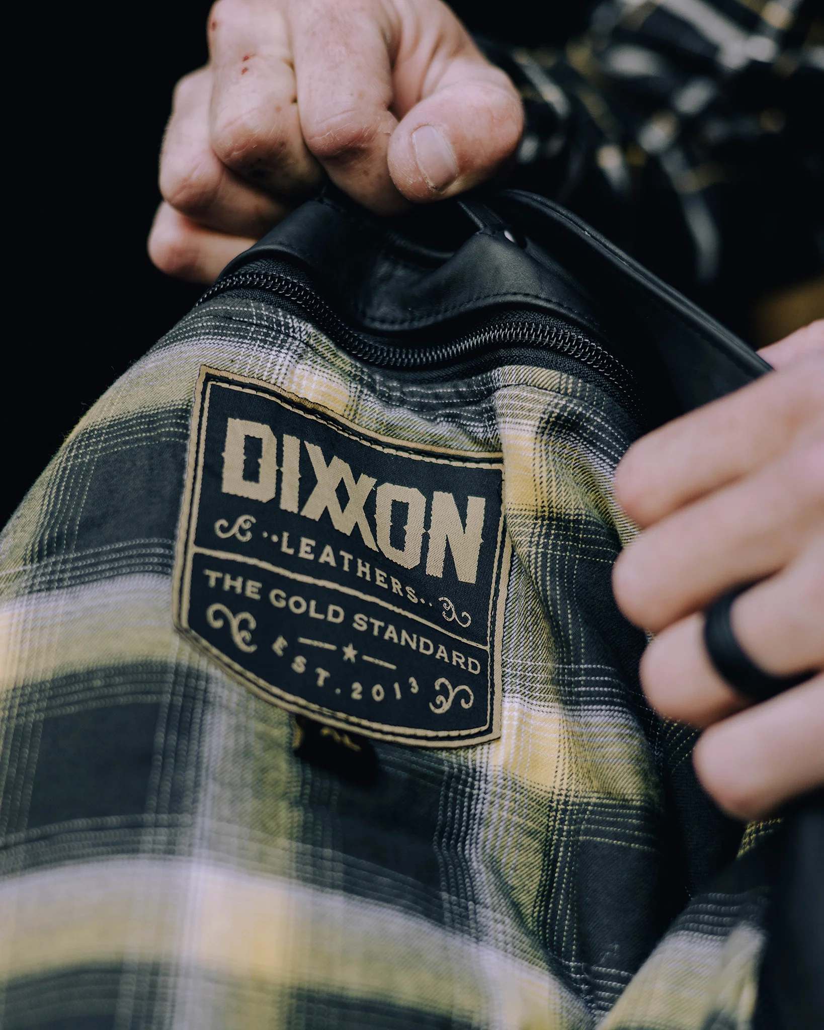 Hudson Leather Jacket - Black - Image 13