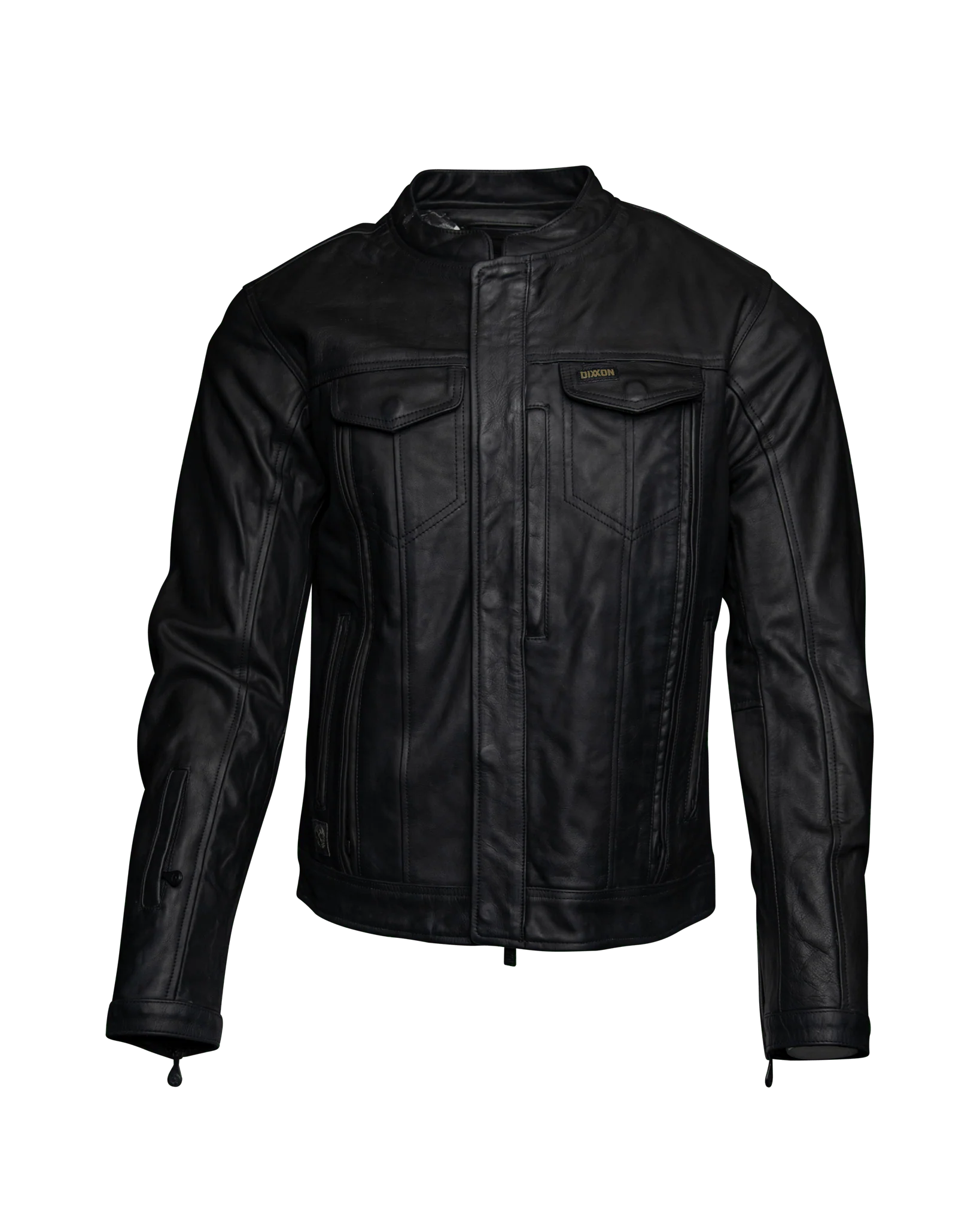Hudson Leather Jacket - Black - Image 2