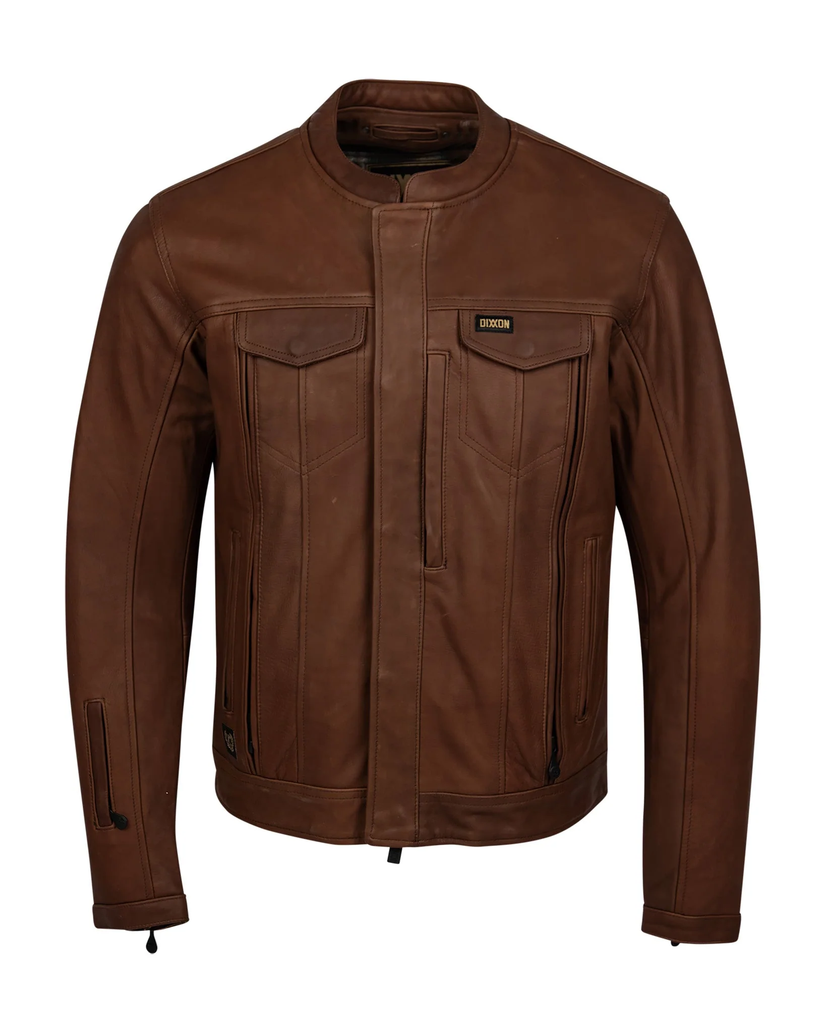 Hudson Leather Jacket - Mohagany - Image 2