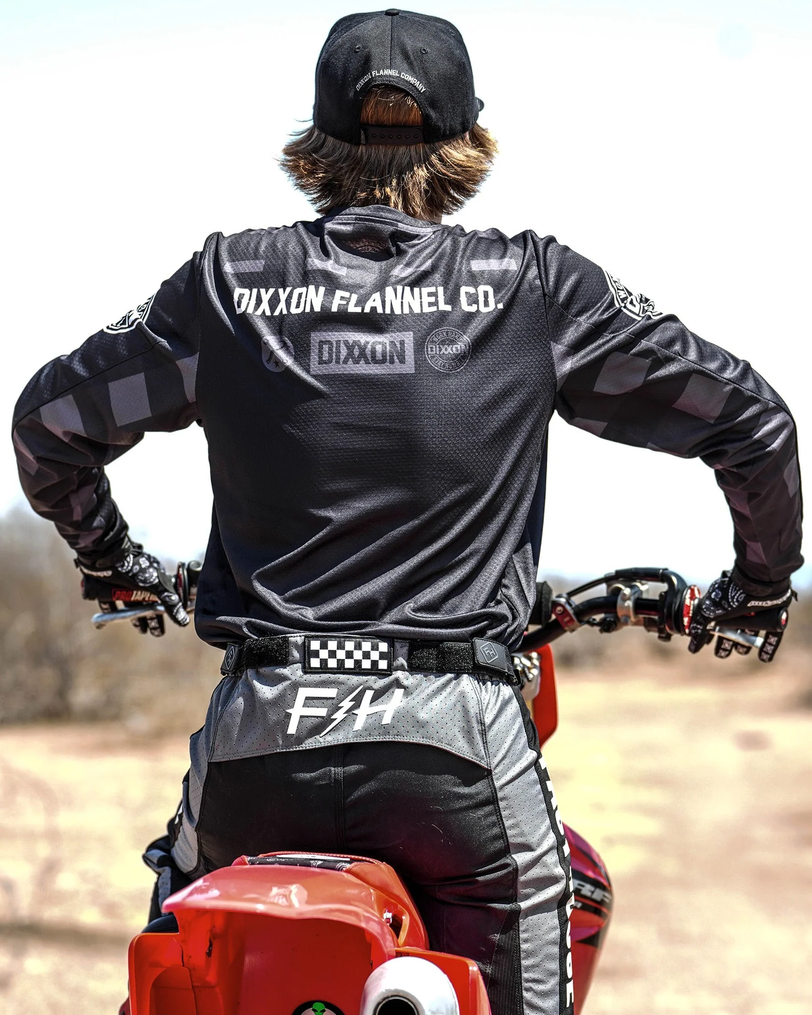Icon Offroad / MX Jersey - Black & Gray - Image 4