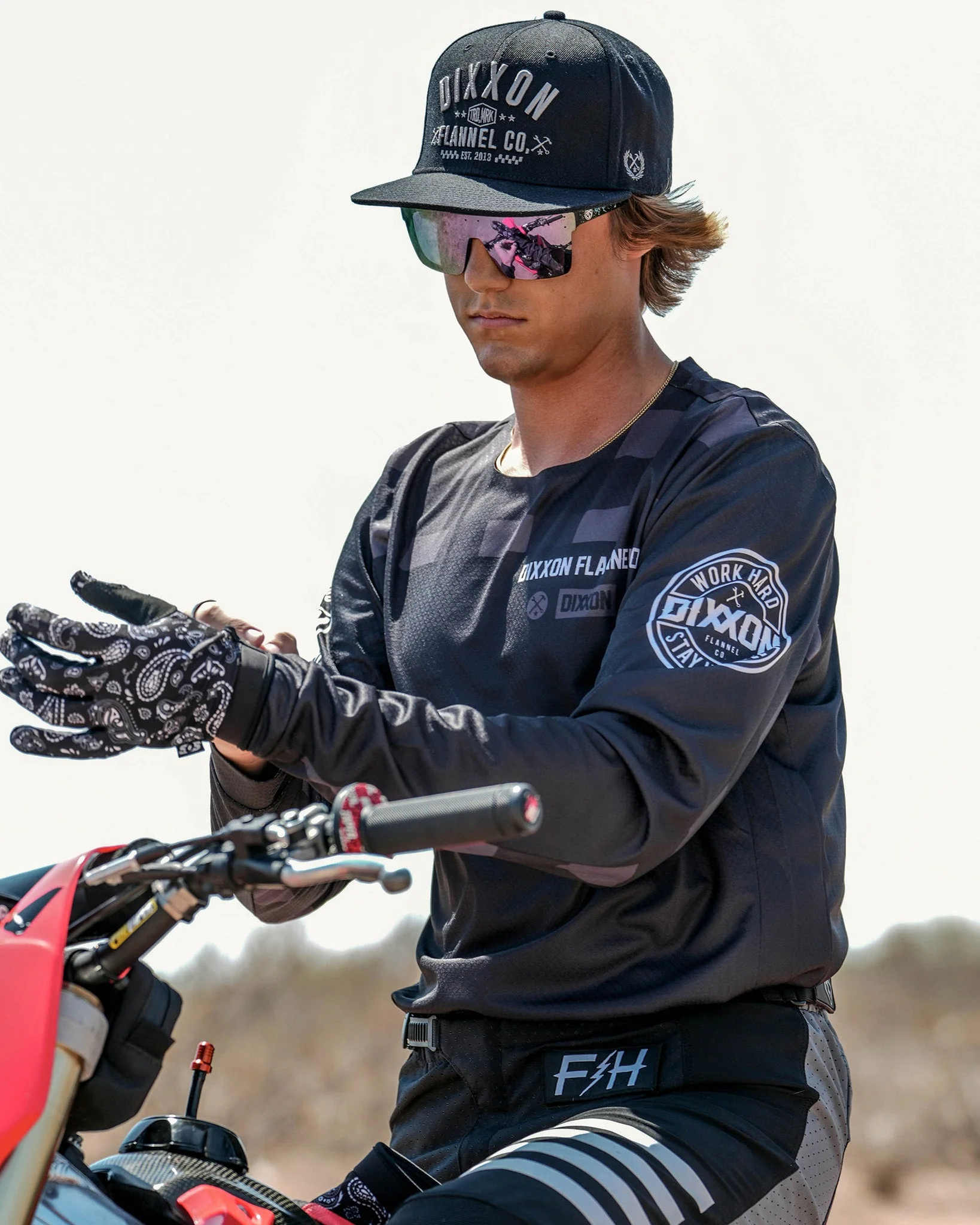 Icon Offroad / MX Jersey - Black & Gray - Image 5