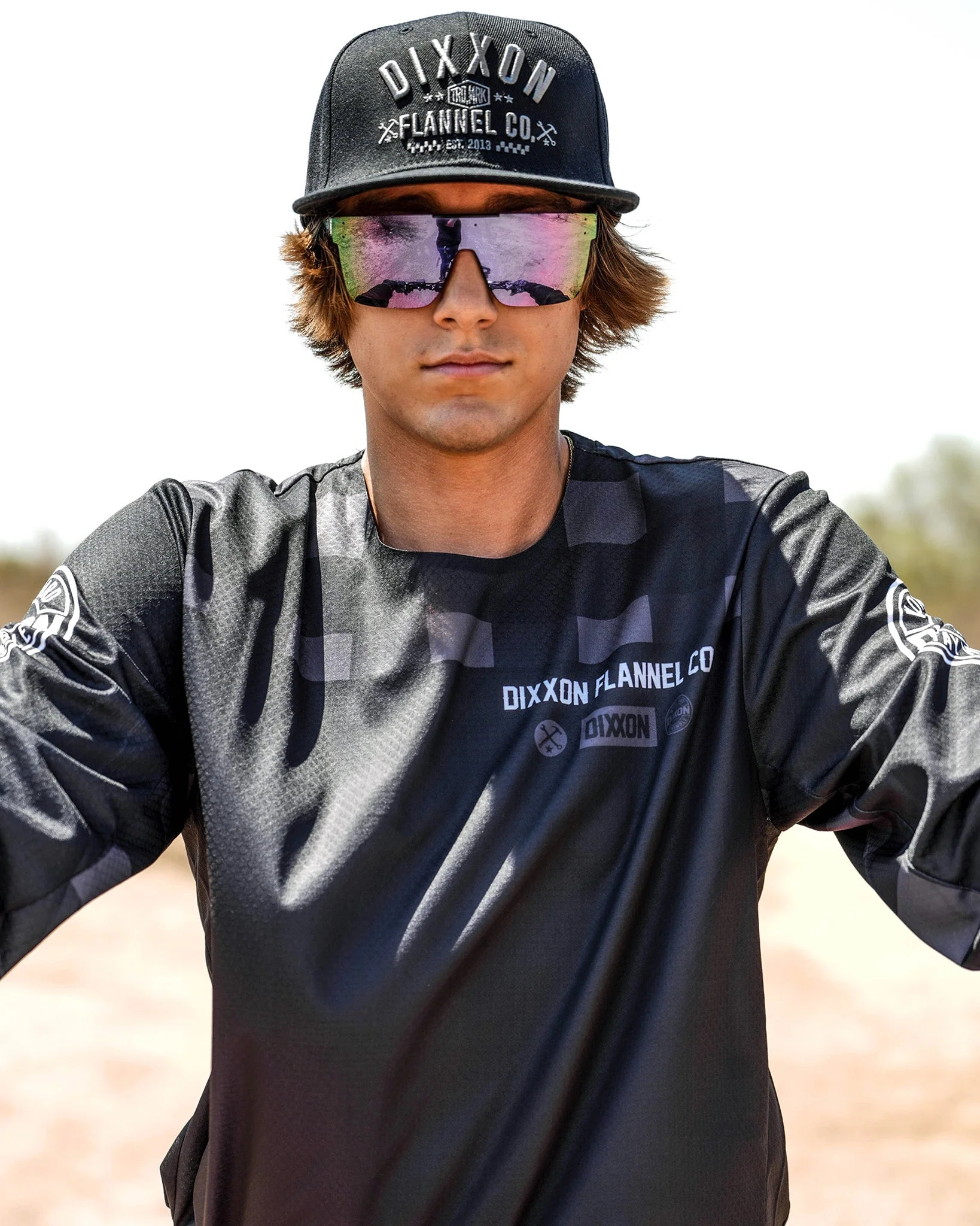 Icon Offroad / MX Jersey - Black & Gray - Image 6