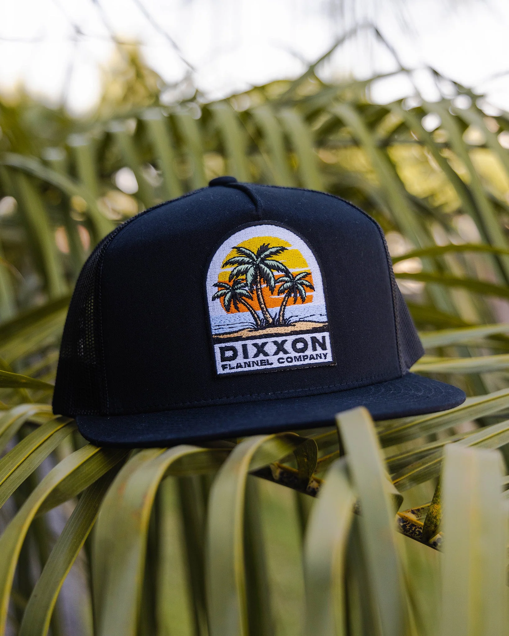 Island Flat Bill Trucker Snapback - Image 2