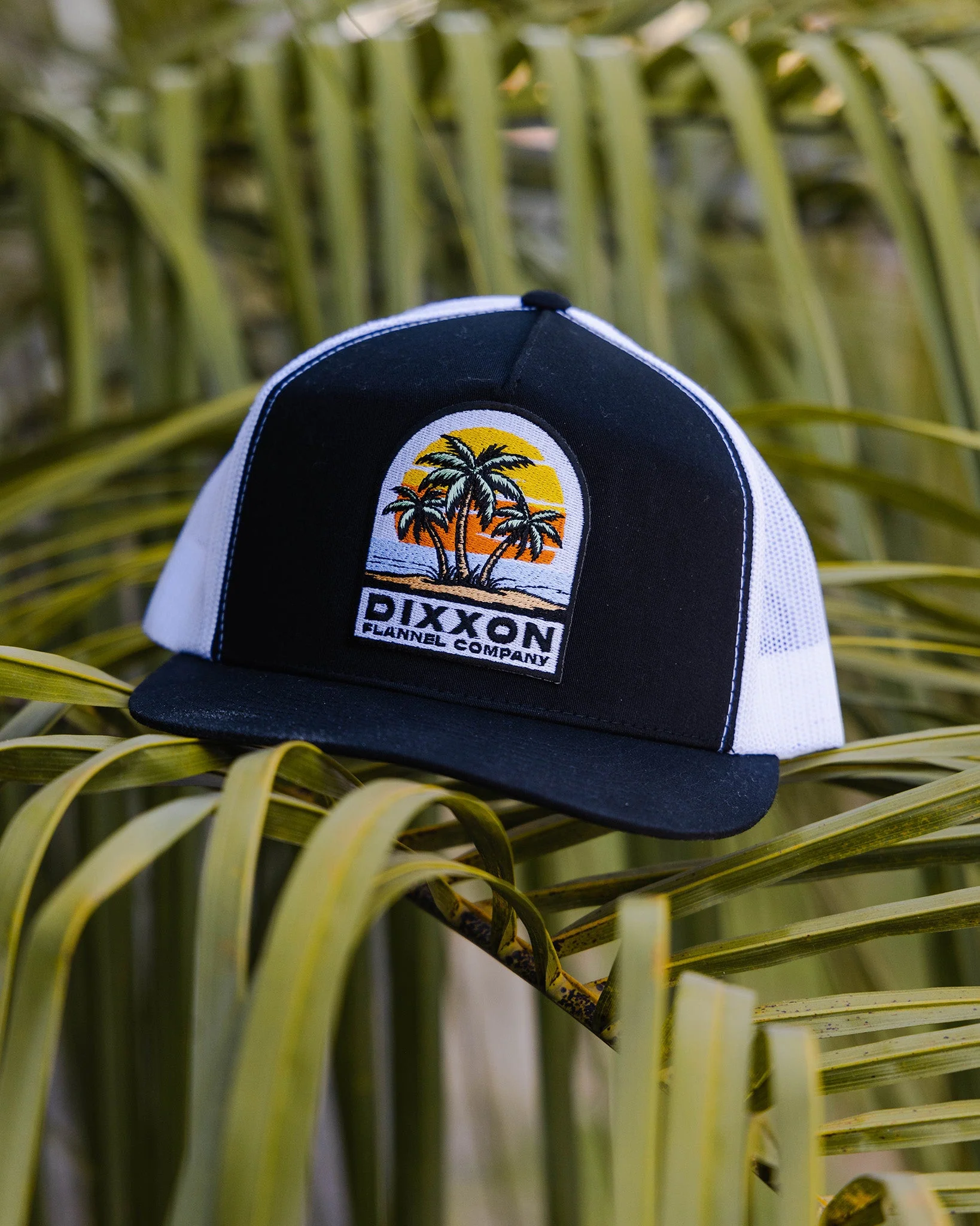 Island Flat Bill Trucker Snapback - Image 3