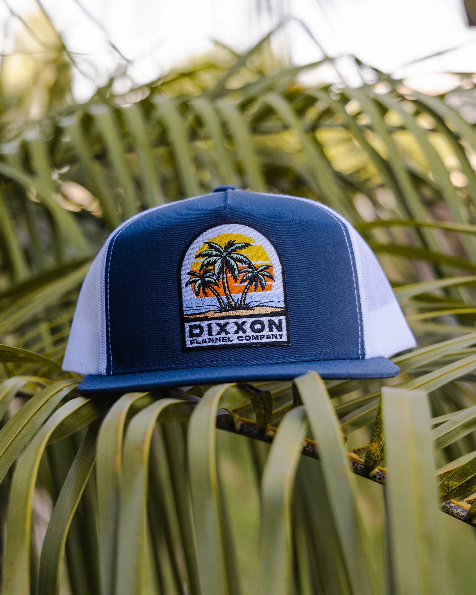 Island Flat Bill Trucker Snapback - Image 4