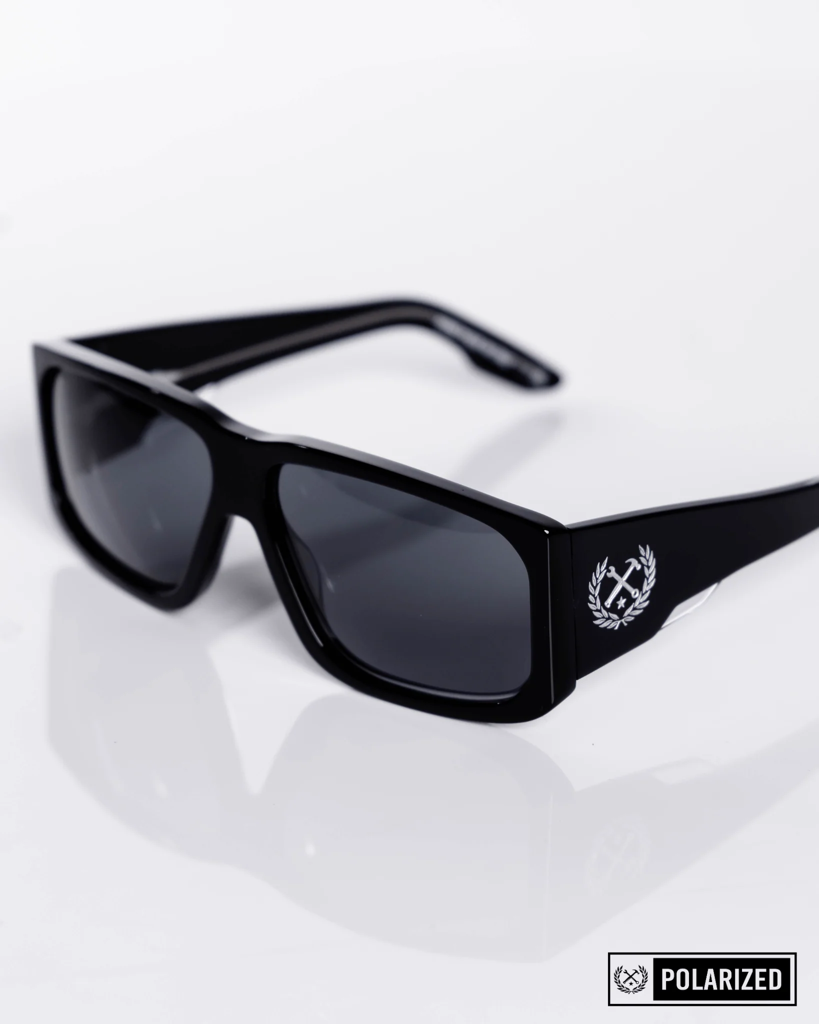 Jefe Sunglasses - Black & Gray Polarized - Image 2