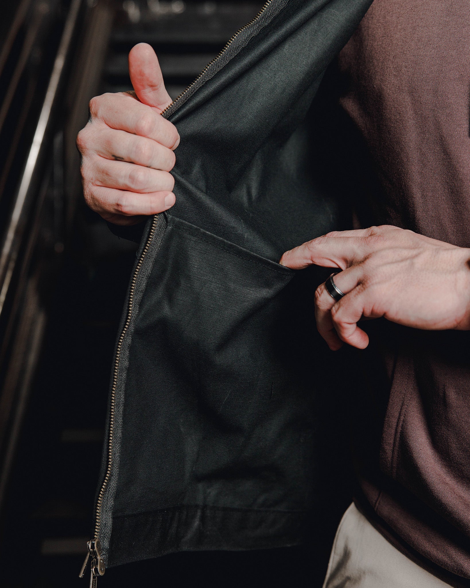 Kennedy Unlined Jacket - Black - Image 7